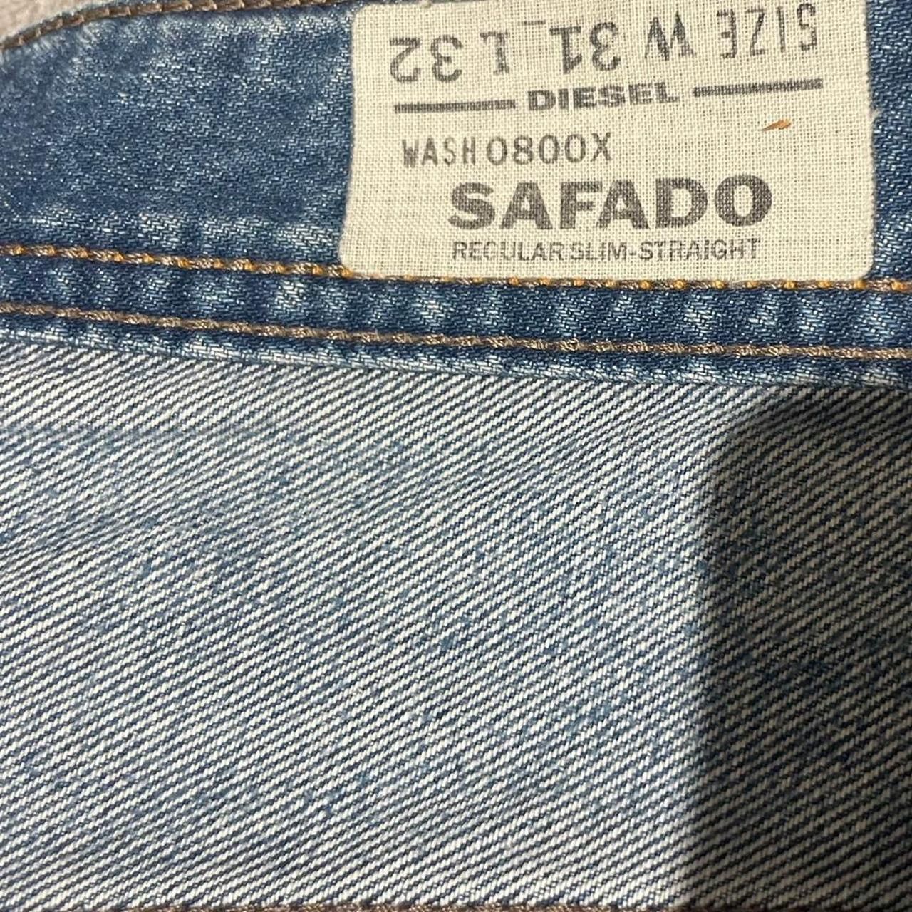 Diesel Vintage Diesel Deadstock SAFADO slim straight jeans Size US 31 - 6 Thumbnail