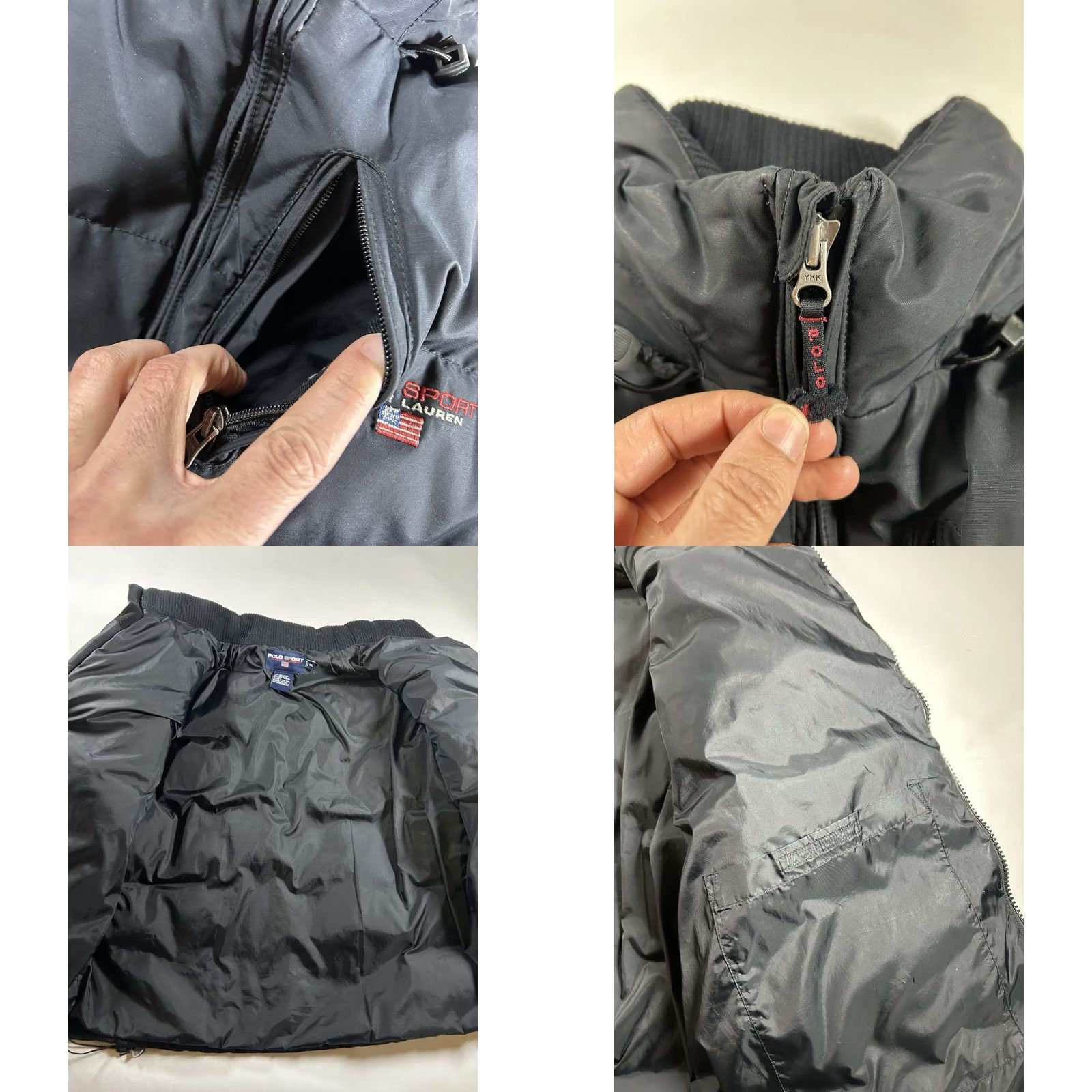 Vintage VINTAGE Polo Sport Ralph Lauren Down Puffer Jacket Mens 2XL Black As Is Had Wear Polo Ralph Lauren Sport Jacket Mens 2XL Black Size US XXL / EU 58 / 5 - 8 Thumbnail