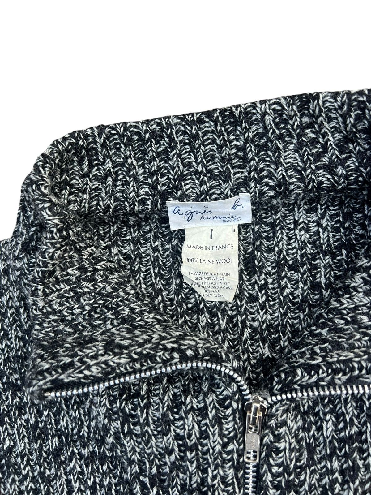 agnes b. Vintage Agnes B. Homme Paris Heavy Wool Turtleneck Knitwear Size US L / EU 52-54 / 3 - 8 Thumbnail