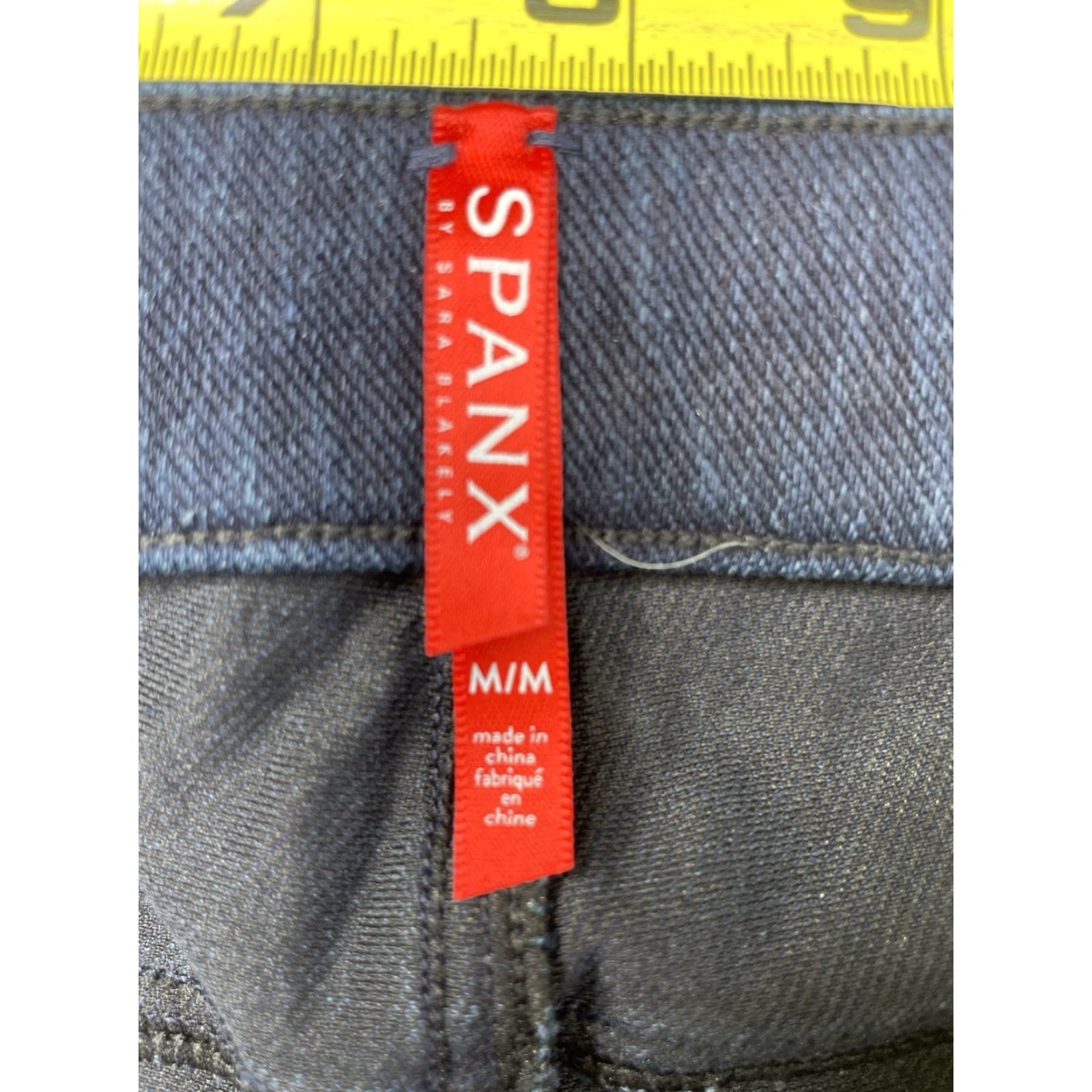 Spanx Spanx Jeans Womens Medium Pull On Jean-ish Ankle Leggings Blue 20018R Skinny Ankle Leggings City Grunge Stretch Womens Size 32" / US 10 / IT 46 - 6 Thumbnail