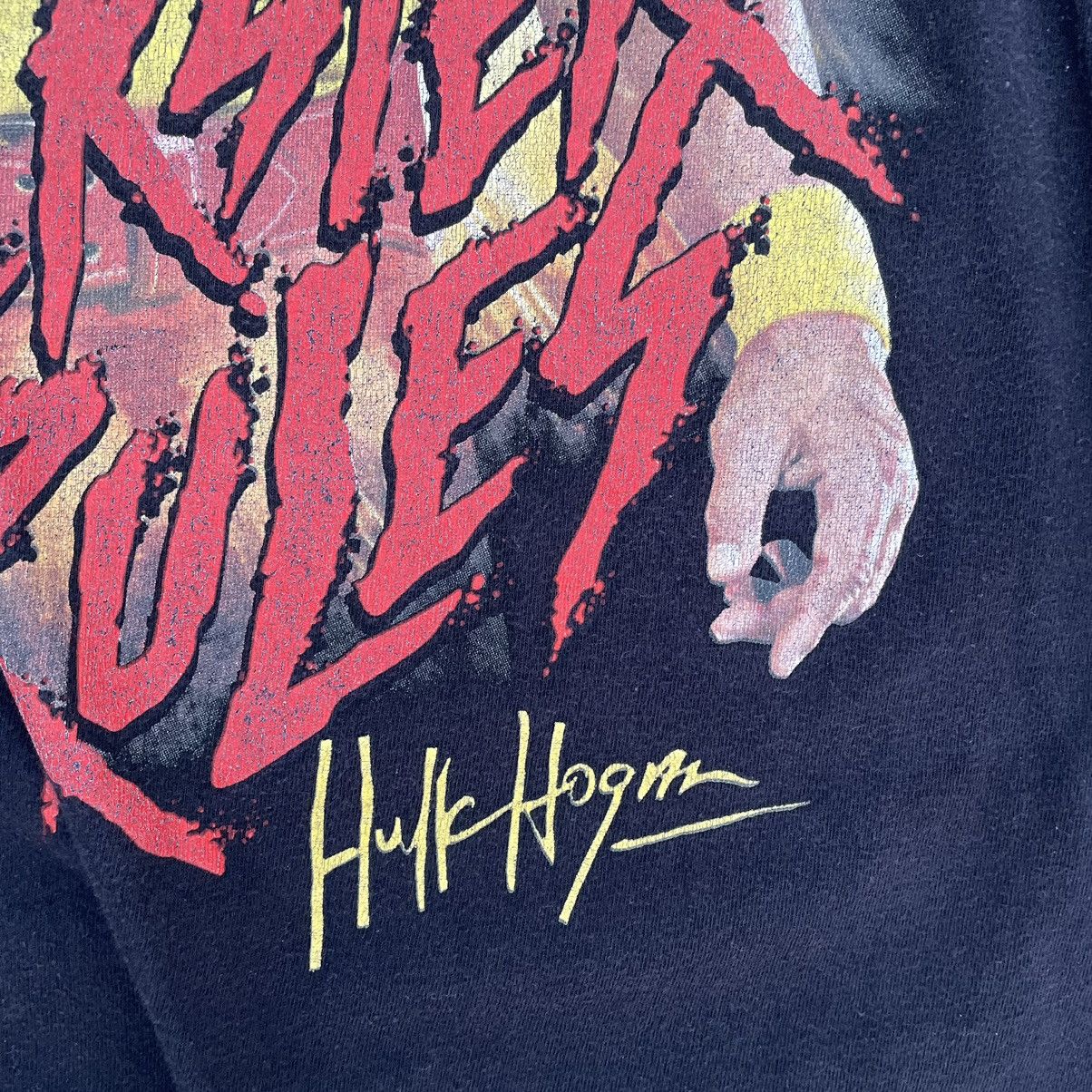 Vintage × WWE Vintage WWE Hulkamania Hulk Hogan T-shirts Big Logo Size XXL Size US XXL / EU 58 / 5 - 8 Thumbnail