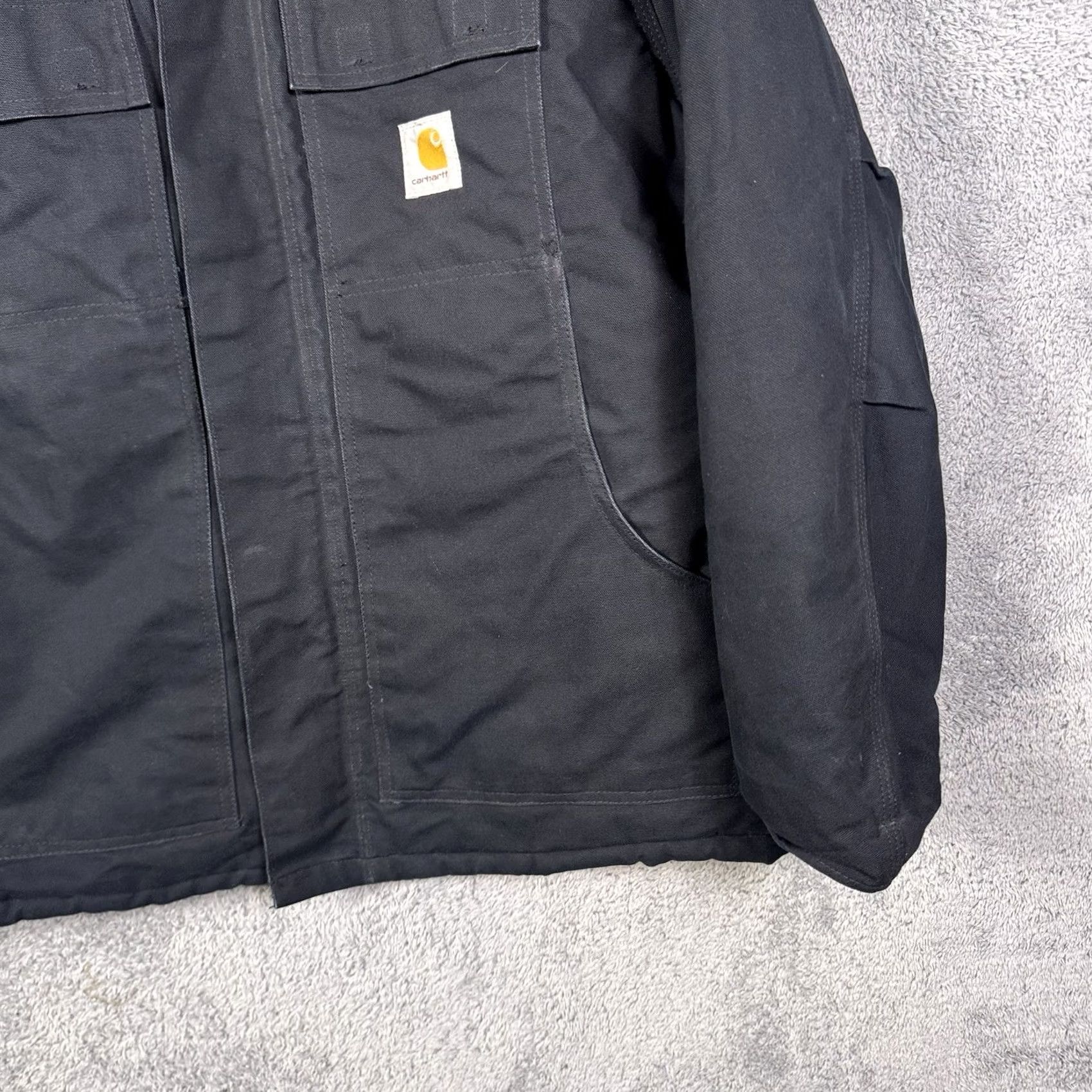 Carhartt VINTAGE Carhartt Jacket Mens 50 Detroit Arctic Quilt Lined Chore Barn Field Work C03 BLK Black Size US M / EU 48-50 / 2 - 3 Thumbnail