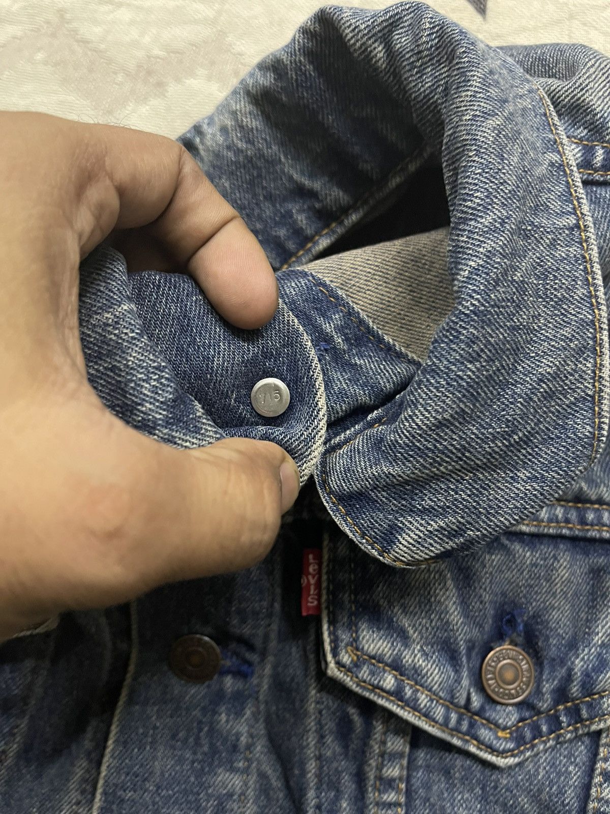 Levi's Vintage Clothing VINTAGE LEVIS DENIM JEANS TRUCKER JACKET SZ34 Size XXS / US 00 / IT 34 - 9 Thumbnail