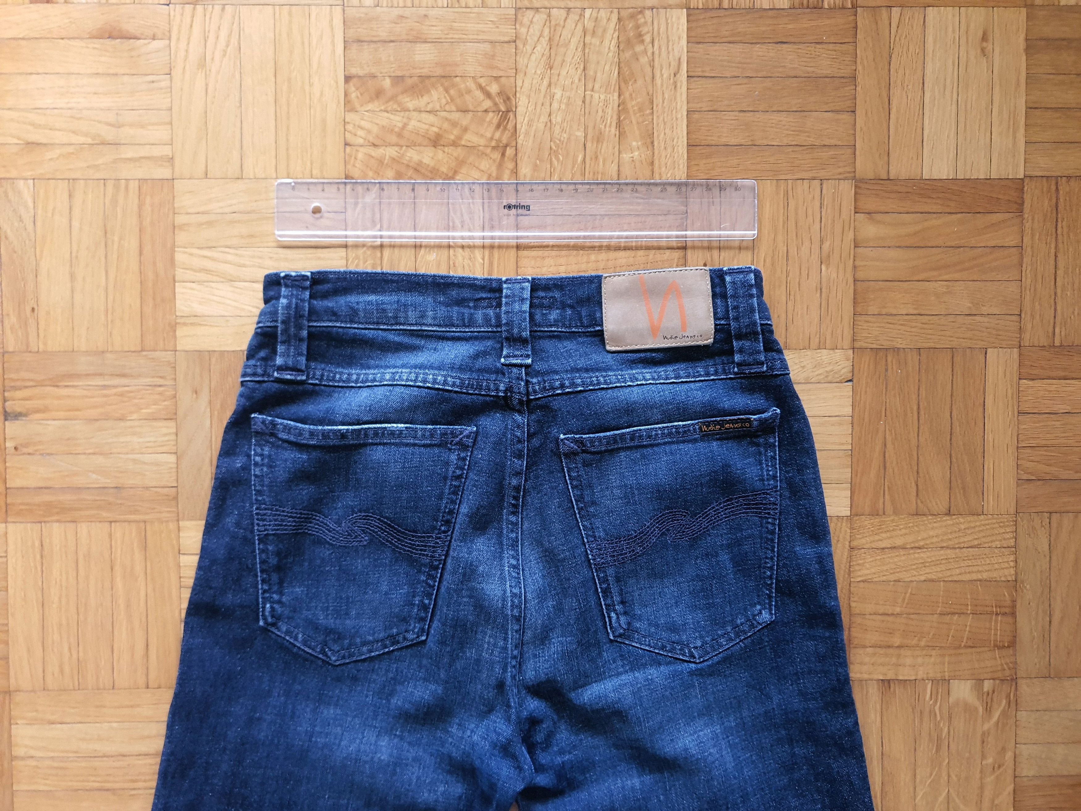 Nudie Jeans HIGH KAI (D0076) - Slim Fit Jeans - Unisex - W29 L28 (29x28) Size US 29 - 10 Thumbnail