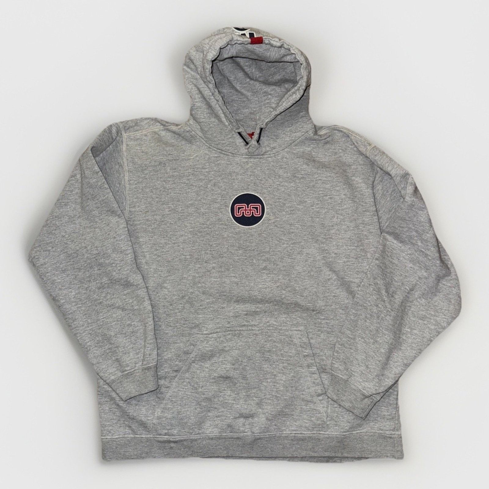 Mossimo × Vintage Mossimo Pullover Hoodie Gray Large 90s Y2K Streetwear 24x28 Size US L / EU 52-54 / 3 - 1 Thumbnail