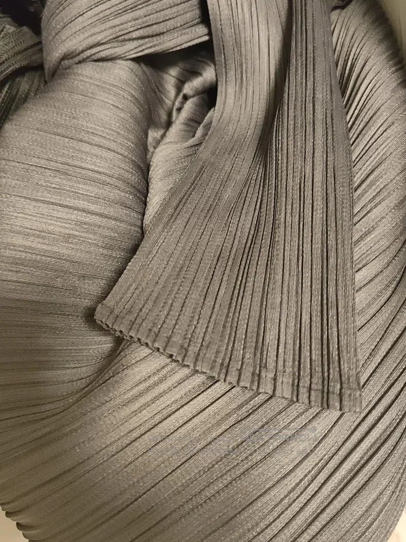 Issey Miyake Issey Miyake Gray Dress Size L / US 10 / IT 46 - 4 Thumbnail