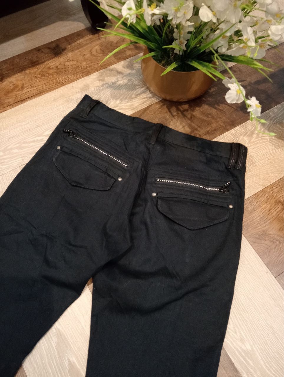 semanticdesign JAPANESE SEMANTIC DESIGN FLARED PANTS PUNK ZIP - SIZE M Size US 32 / EU 48 - 12 Thumbnail