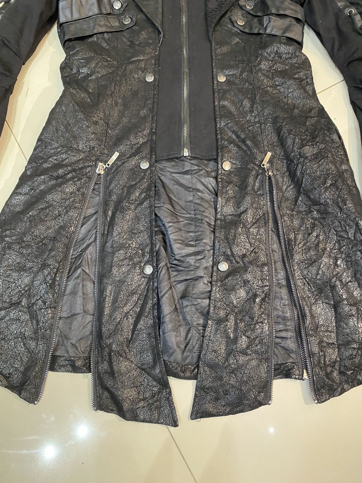 If Six Was Nine Japanese Rave Bondage Faux Leather Coat Ghotic Punk Style Size US M / EU 48-50 / 2 - 10 Thumbnail