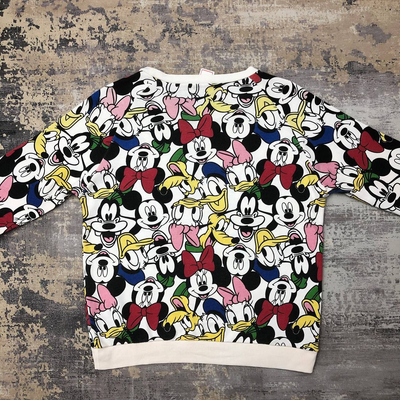 Disney × Mickey Mouse Y263 Vintage Mickey Mouse FULLPRINT sweatshirt Size M / US 6-8 / IT 42-44 - 2 Thumbnail