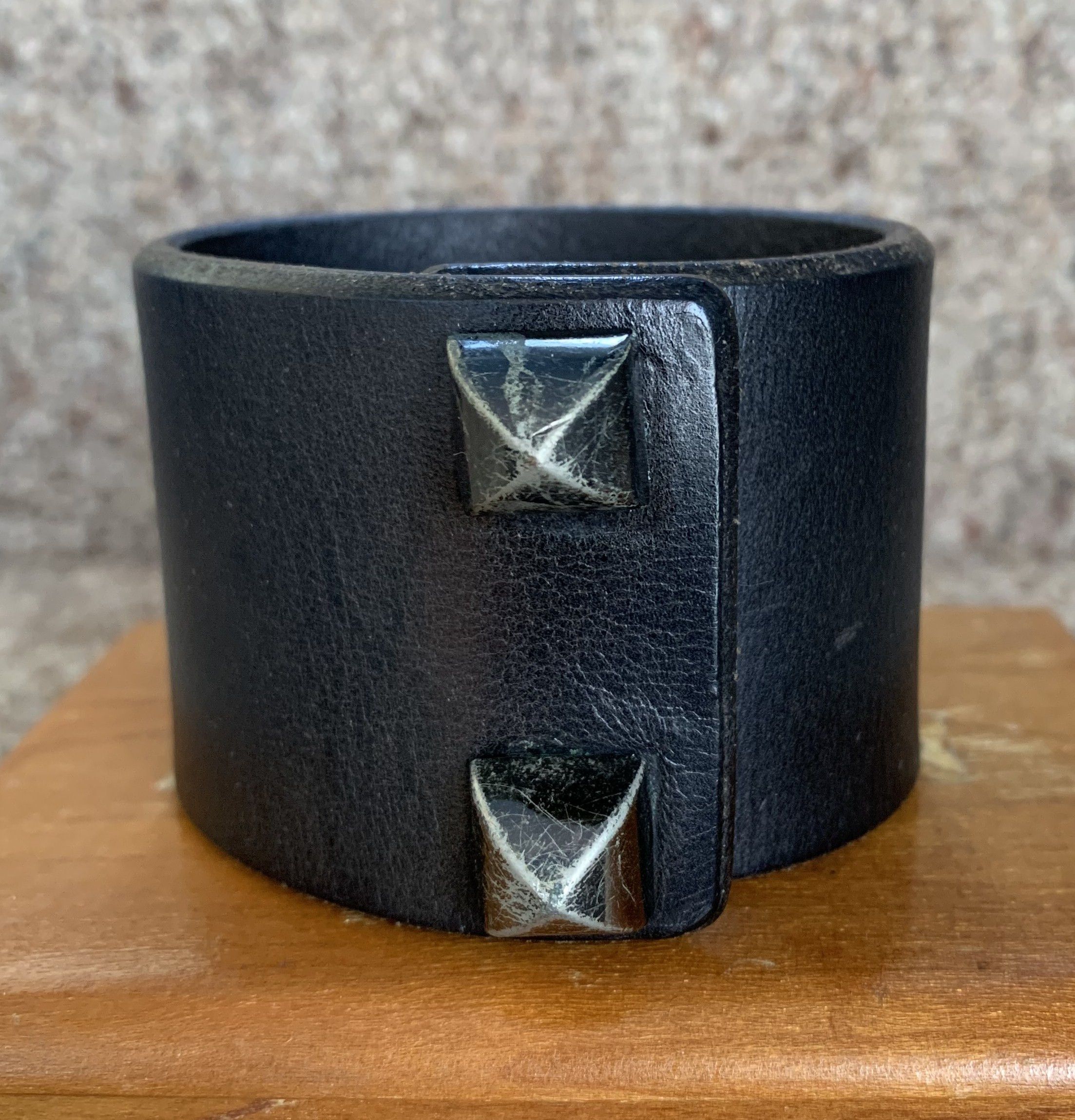 Jam Home Made × Number (N)ine FW04 Number (N)ine Studded Leather Bracelet Size ONE SIZE - 2 Thumbnail