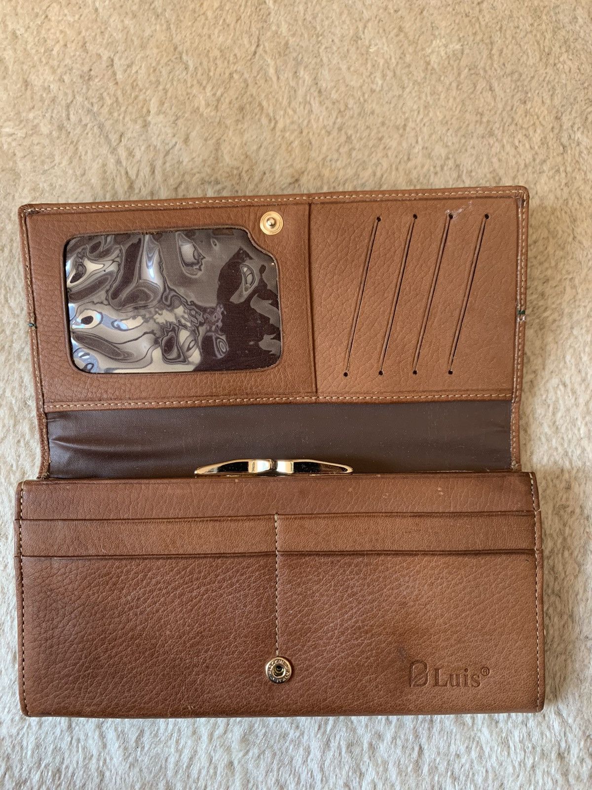 Designer × Other × Vintage Vintage 80s Designer Wallet Italian Leather (from Italy) Size ONE SIZE - 8 Thumbnail