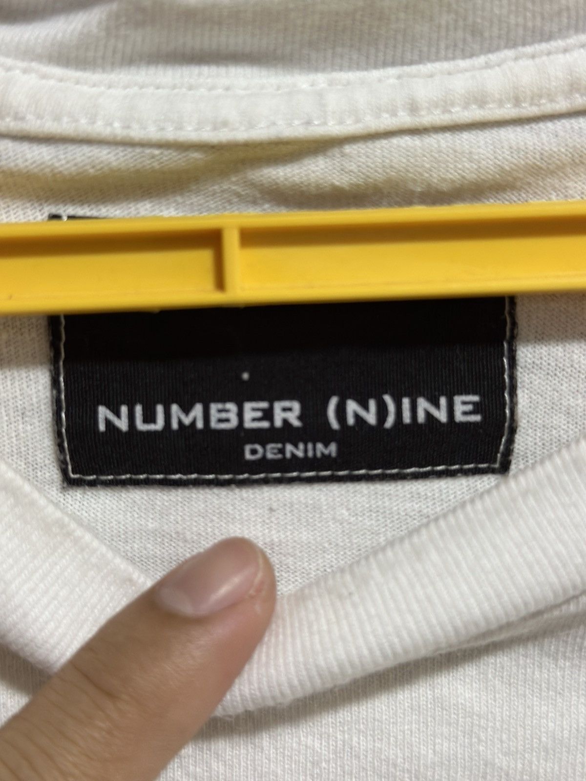 Japanese Brand Vintage Number (N)ine Denim Faded Tee Size US L / EU 52-54 / 3 - 3 Thumbnail