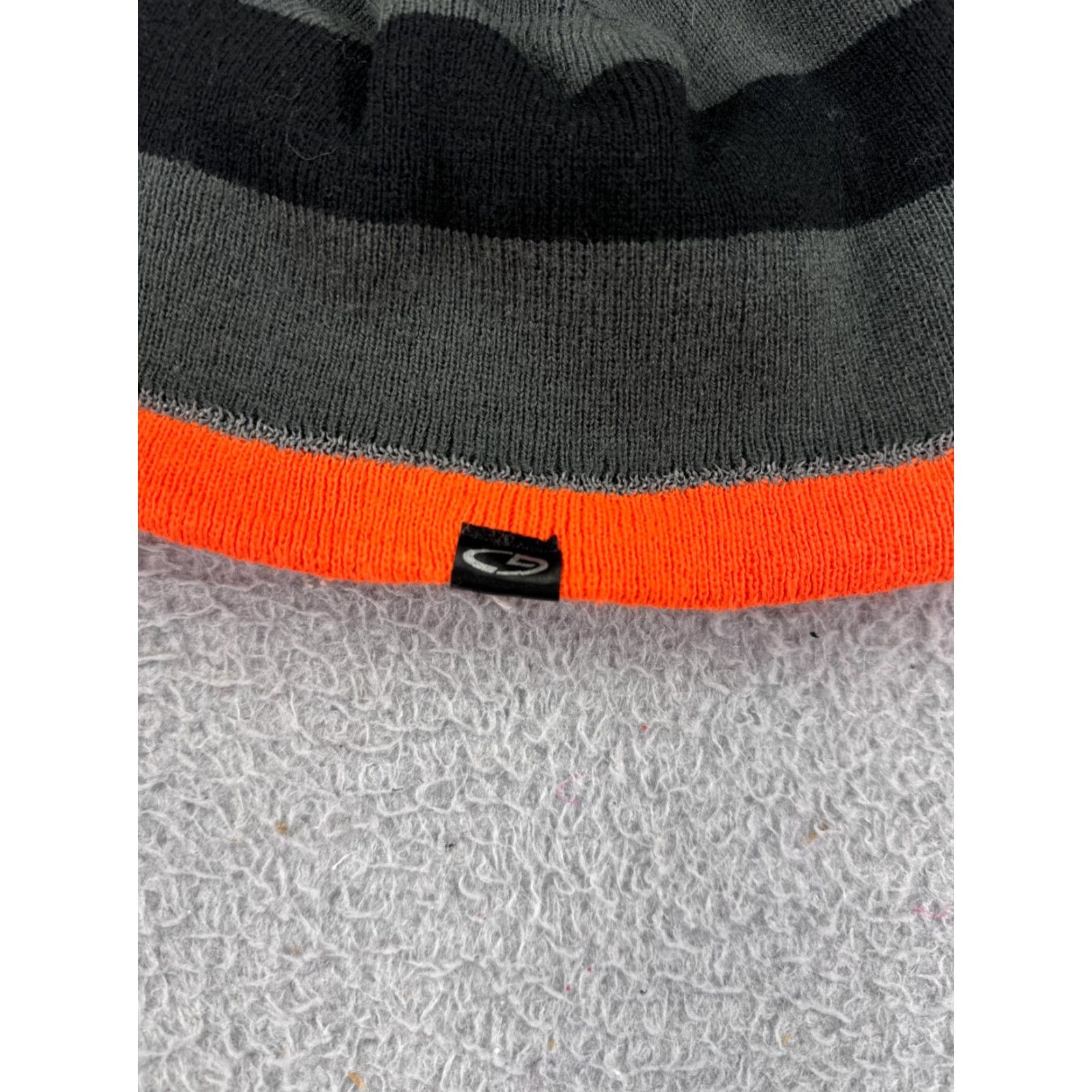 Champion Champion Toque Hat Men One Size Gray Knit 100% Acrylic Beanie Logo Ski Winter Adventure Size ONE SIZE - 2 Thumbnail