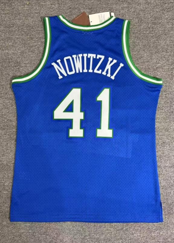 NBA 41 Dirk Nowitzki Jersey Dallas Mavericks Jersey Size US M / EU 48-50 / 2 - 1 Thumbnail