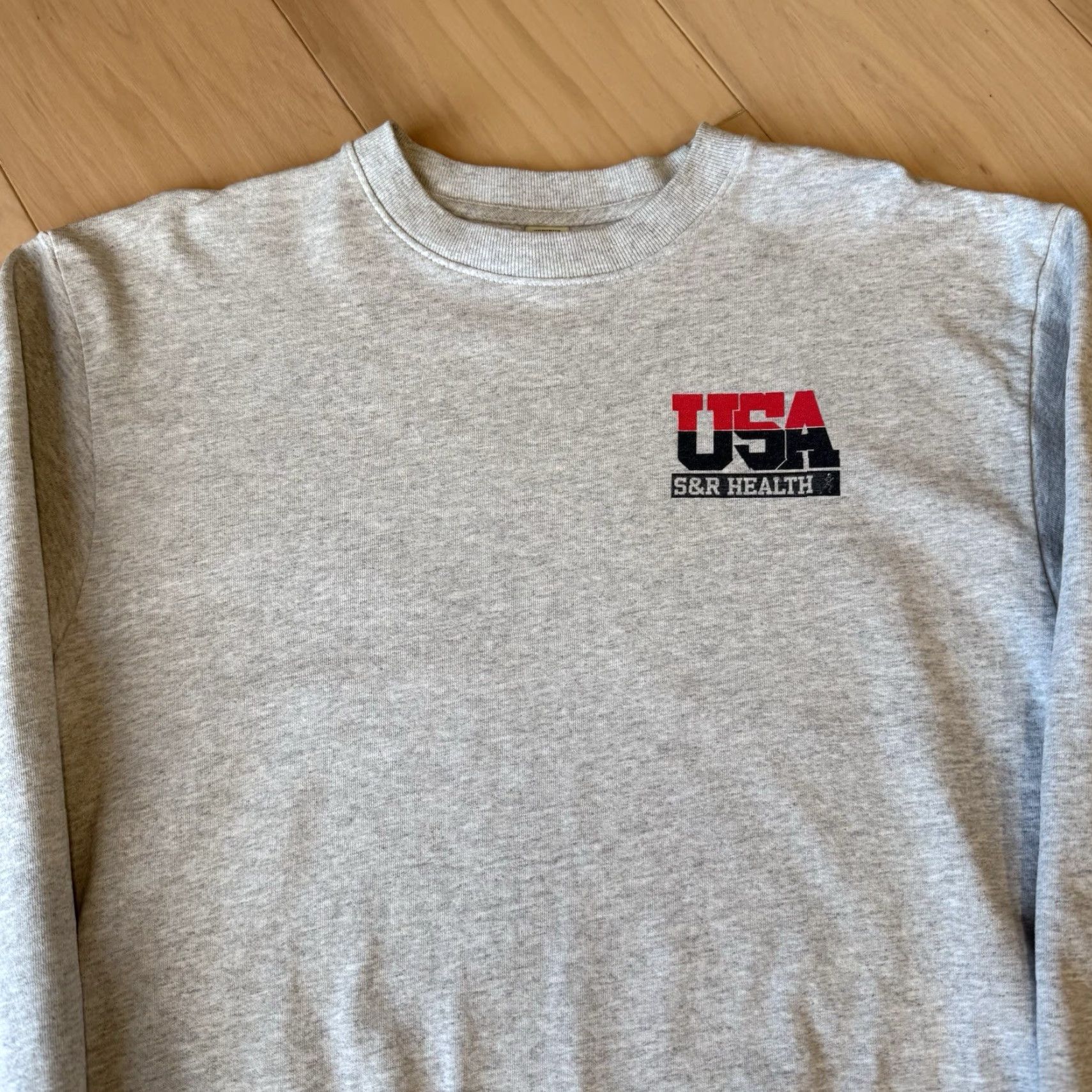 Sporty & Rich Sporty & Rich Sweatshirt Women’s Small Gray Athletic Logo Sweatshirt Size S / US 4 / IT 40 - 3 Thumbnail