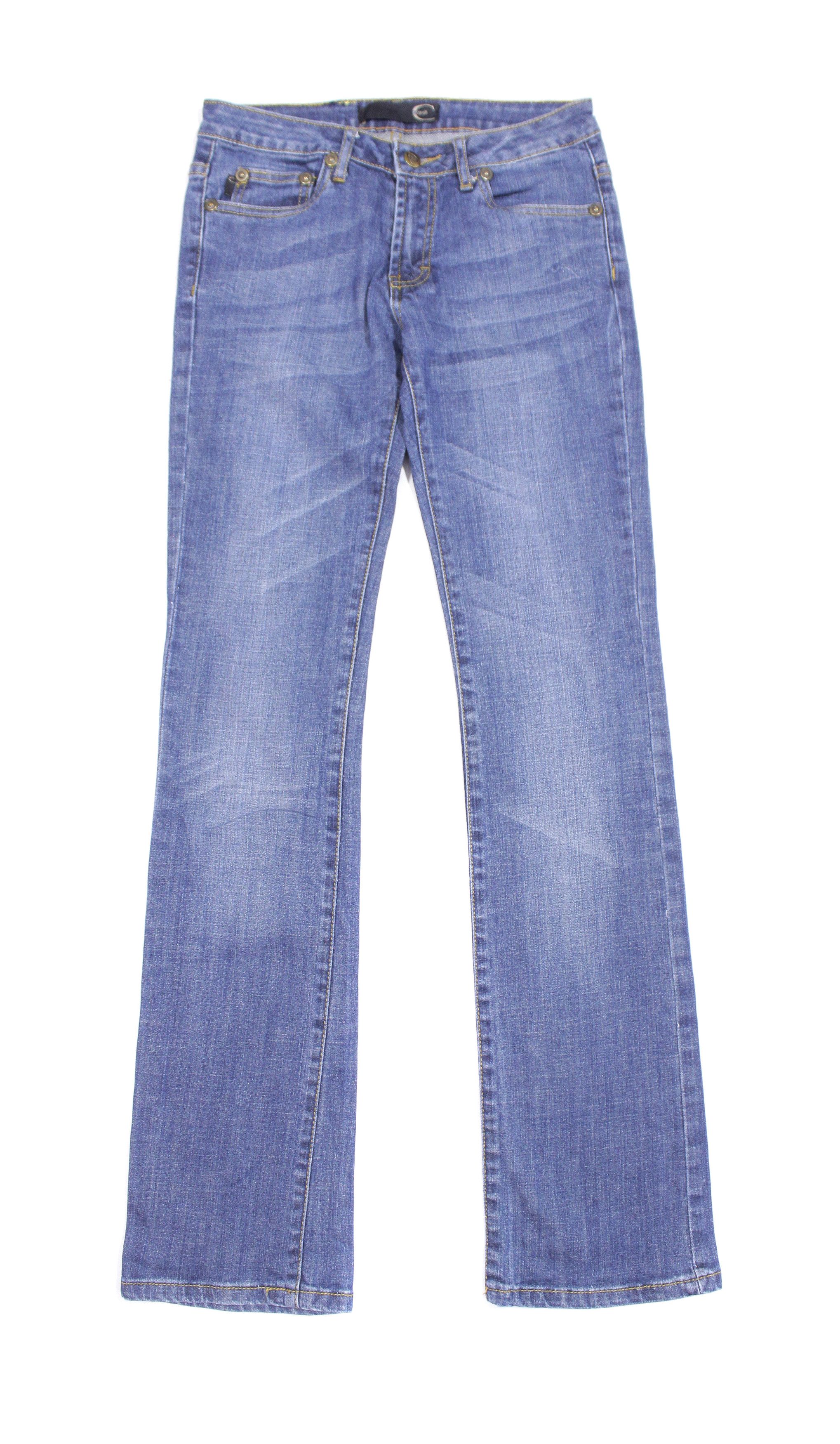 Just Cavalli Block Logo Y2K Jeans Vintage Size 25" / US 0 / IT 36 - 3 Thumbnail