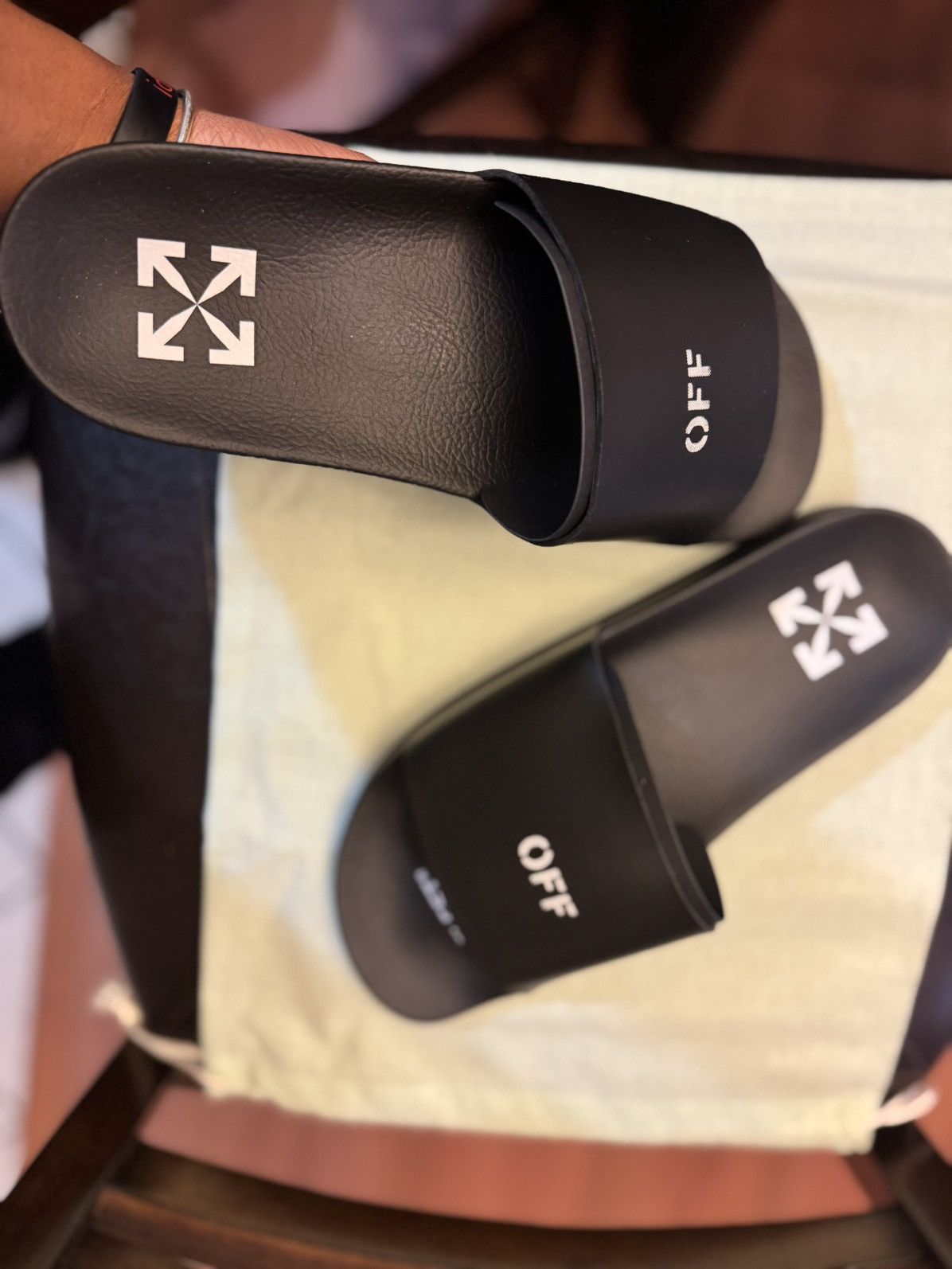 Off-White Off white pool slides Size US 10 / IT 40 - 4 Thumbnail