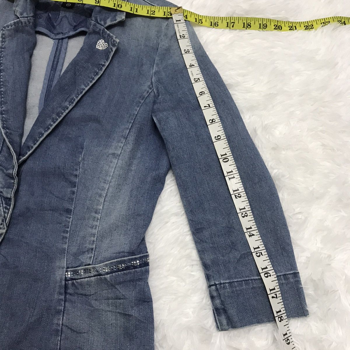 Japanese Brand Only jeans made with swarovski jacket Size XS / US 0-2 / IT 36-38 - 8 Thumbnail
