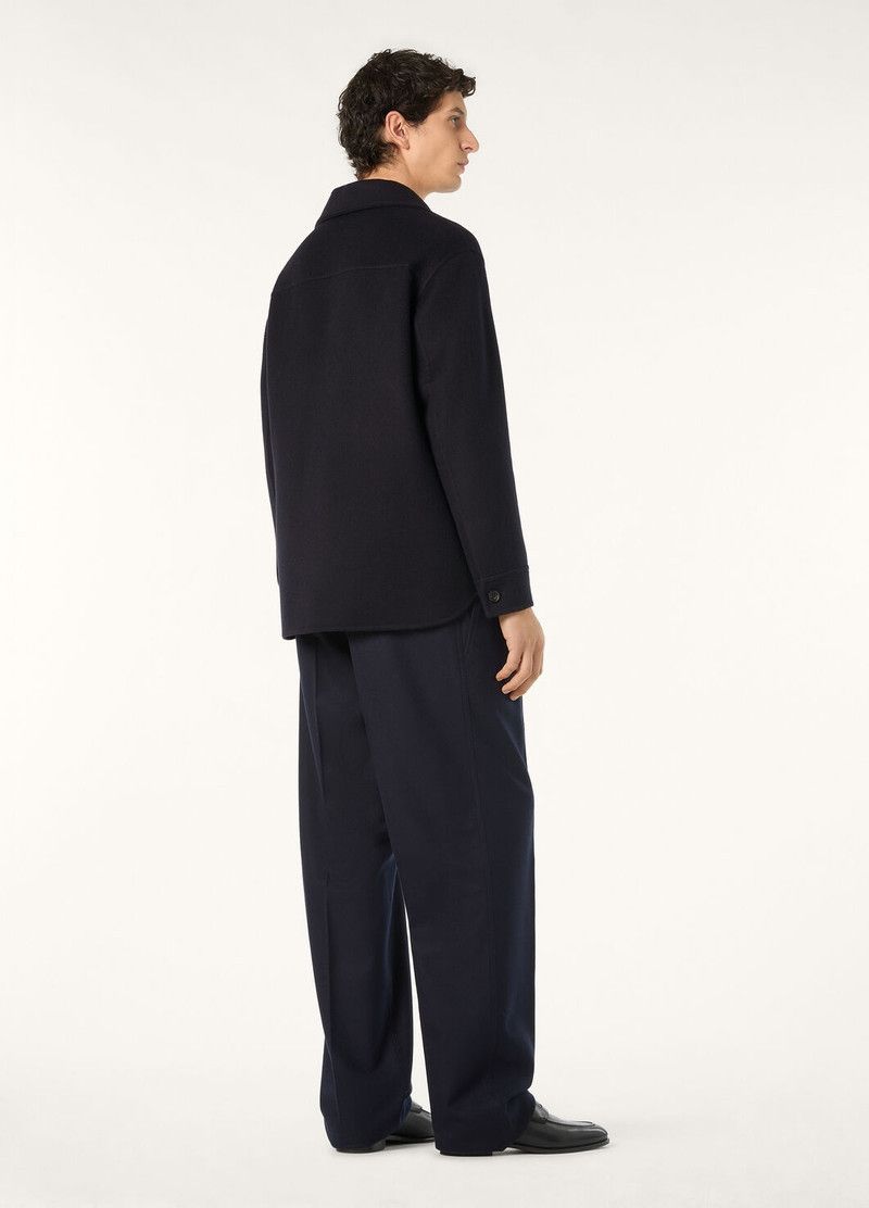 Loro Piana o1w1db10226 FAO3175 Evandro Overshirt in Navy Blue Size US S / EU 44-46 / 1 - 5 Thumbnail