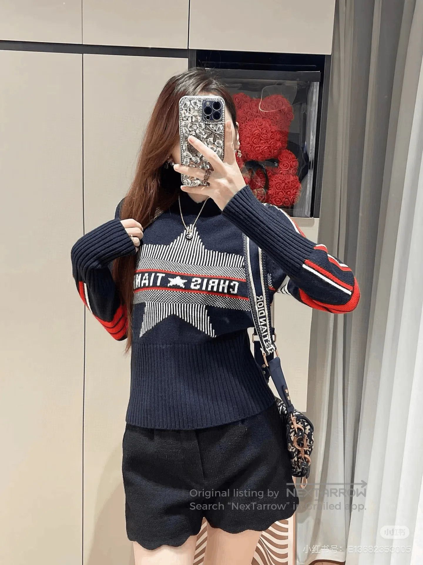 Dior Dior Intarsia Star Logo Cashmere Wool Sweater. Size S / US 4 / IT 40 - 7 Thumbnail