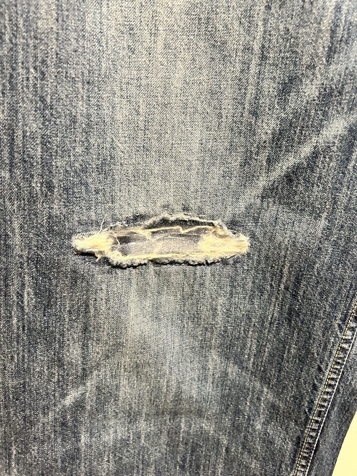 Our Legacy Our Legacy VAST CUT Vintage Rubber Repair Denim size 31 Size US 31 - 4 Thumbnail