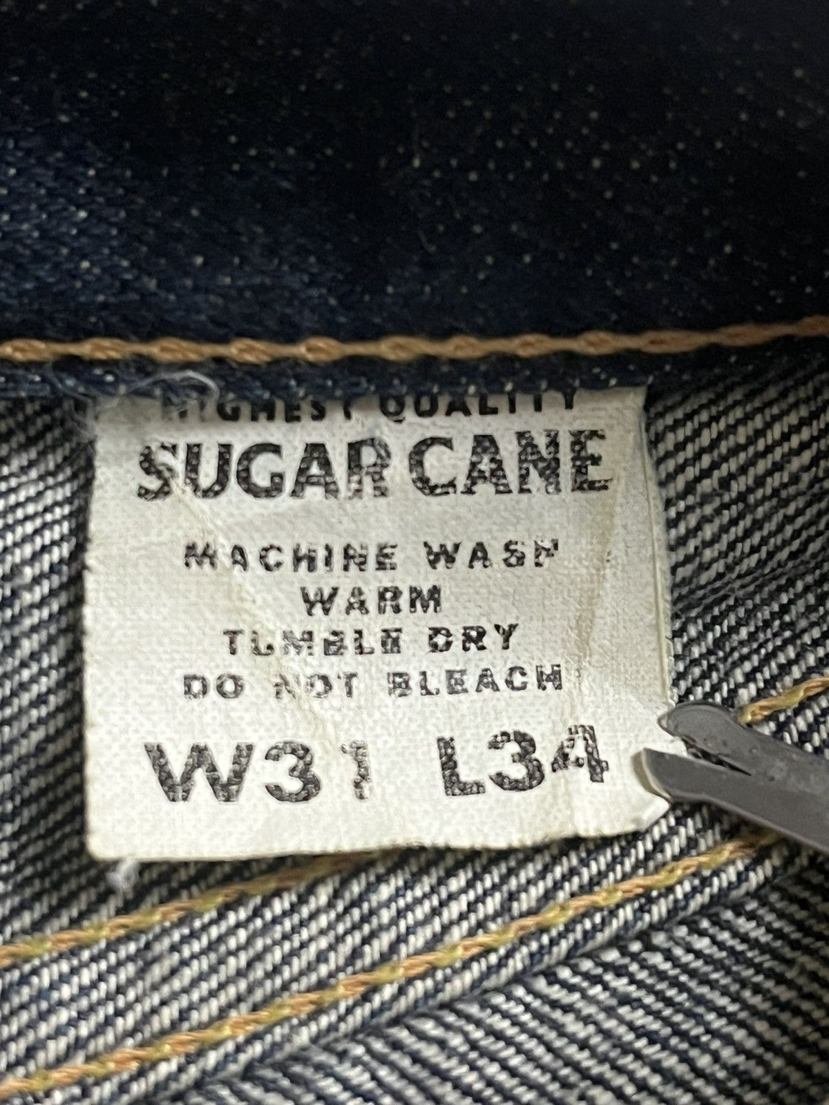 Mister Freedom × Sugar Cane Sugarcane Selvedge denim Lot 2009 Size US 32 / EU 48 - 11 Thumbnail