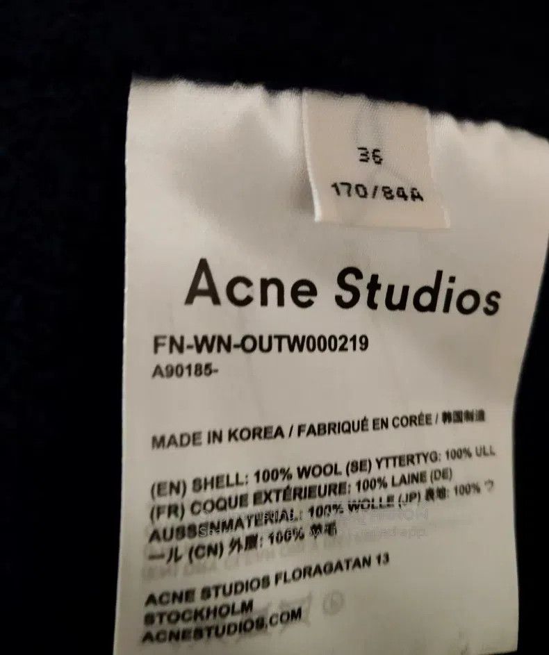 Acne Studios Acne Studios Classic Overcoat Size XS / US 0-2 / IT 36-38 - 3 Thumbnail