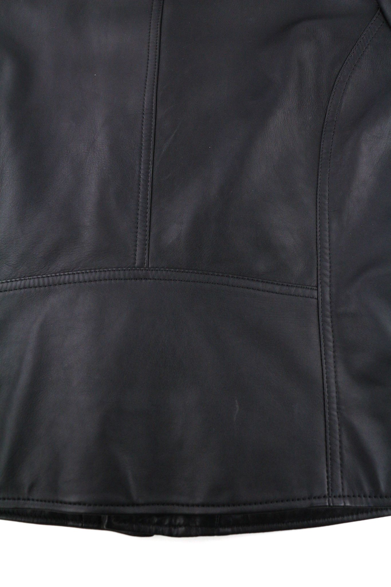Diesel R-PUSMIR S Black Sheep Leather Zip Lined Jacket 81723 Size US S / EU 44-46 / 1 - 14 Thumbnail