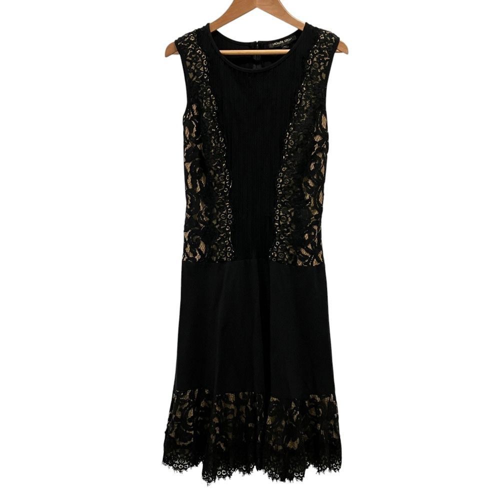 Other Other TADASHI SHOJI Pintuck Jersey Lace Panel Dress Others Dresses DUTY FREE for USA Size ONE SIZE - 1 Thumbnail