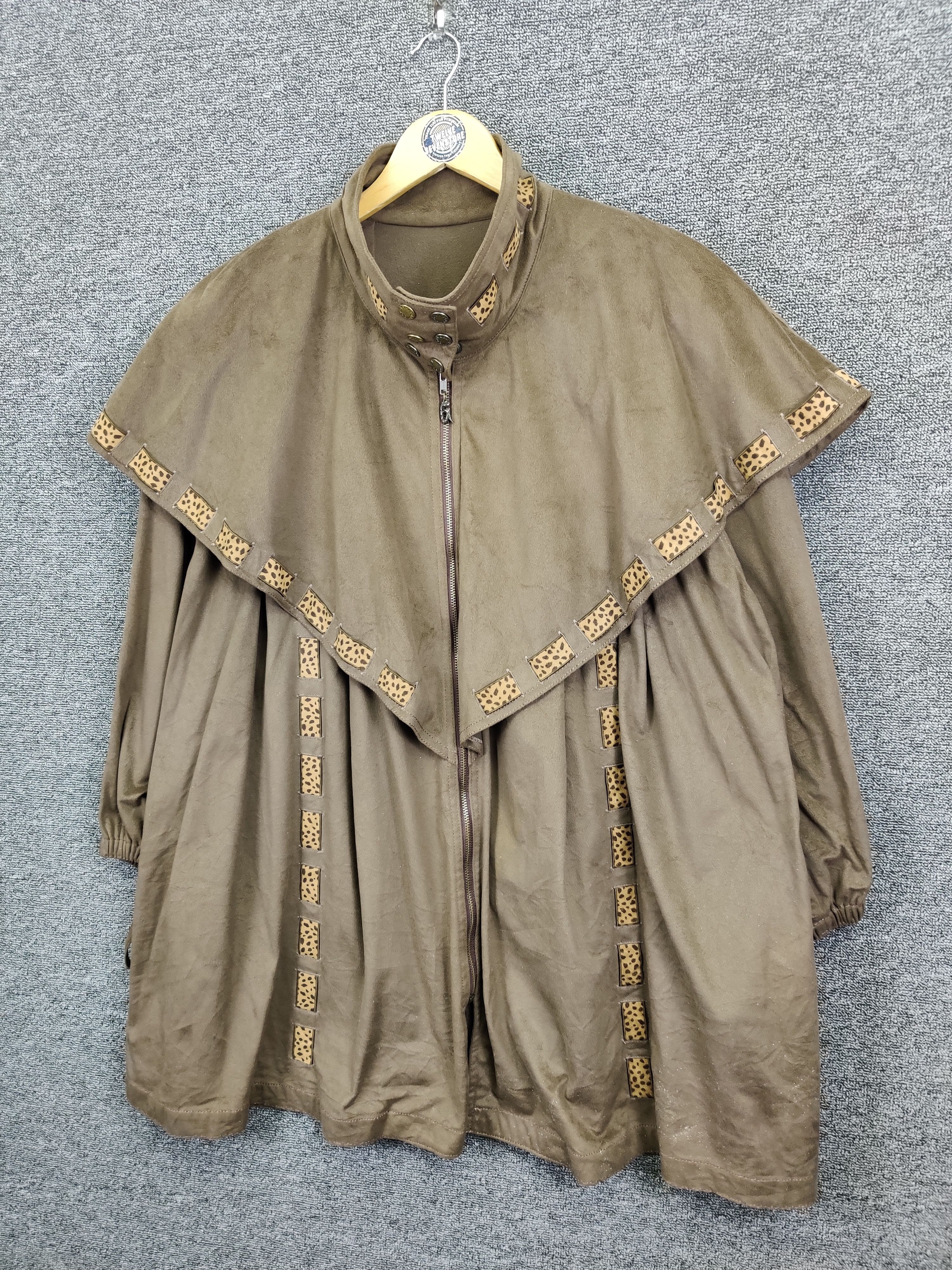 Cloak Vintage La Moda Goji Fancy Cloak Cape Size US XL / EU 56 / 4 - 2 Thumbnail