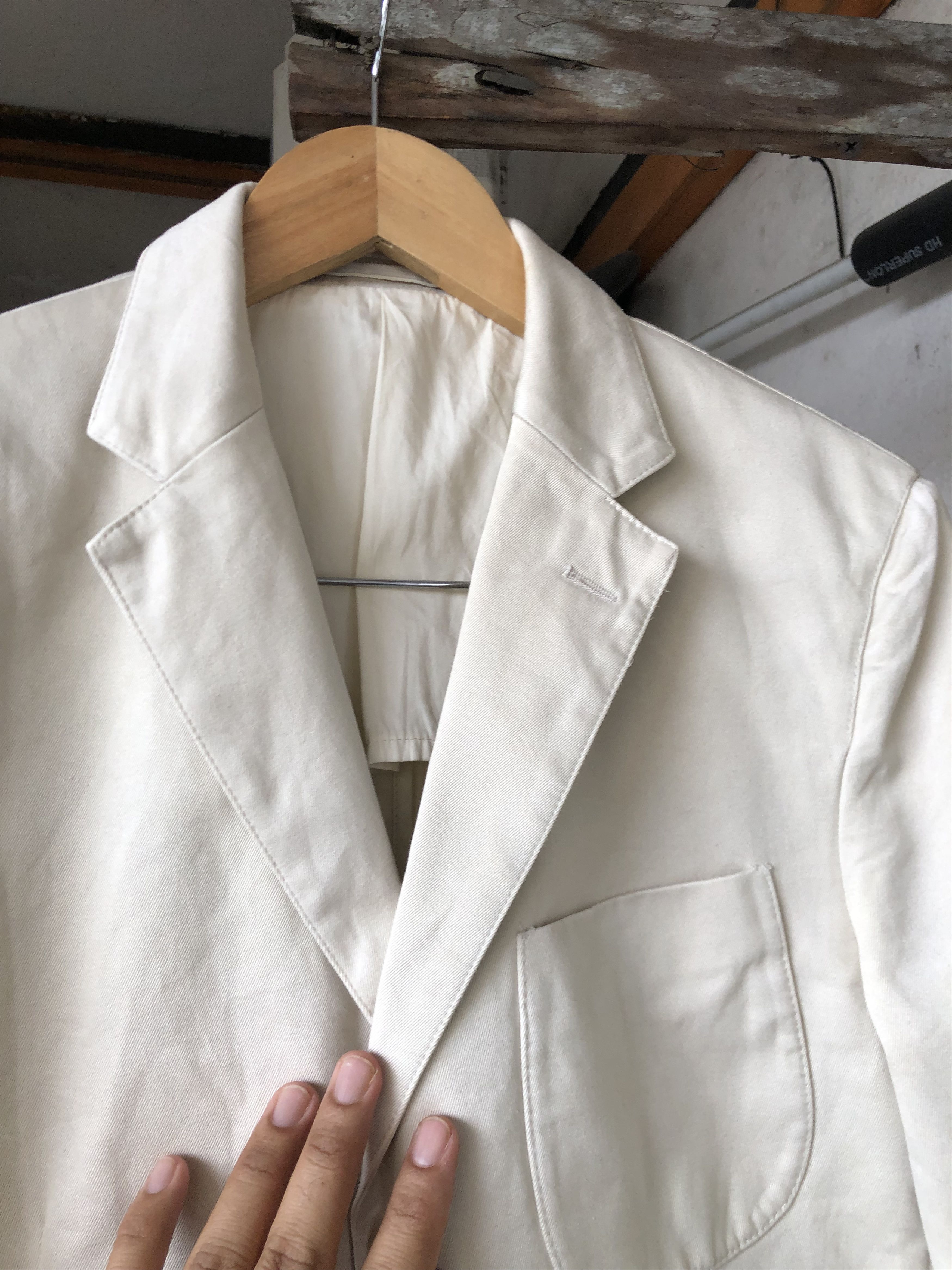 Prada Vintage Prada Single Breasted Blazer Jacket Cotton Size US M / EU 48-50 / 2 - 12 Thumbnail