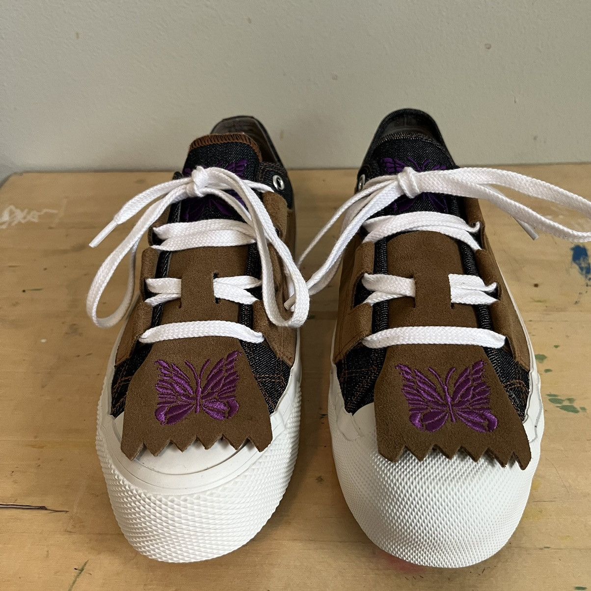 Needles SS22 9 oz. Denim Suede Ghillie Sneaker Size US 8.5 / EU 41-42 - 6 Thumbnail