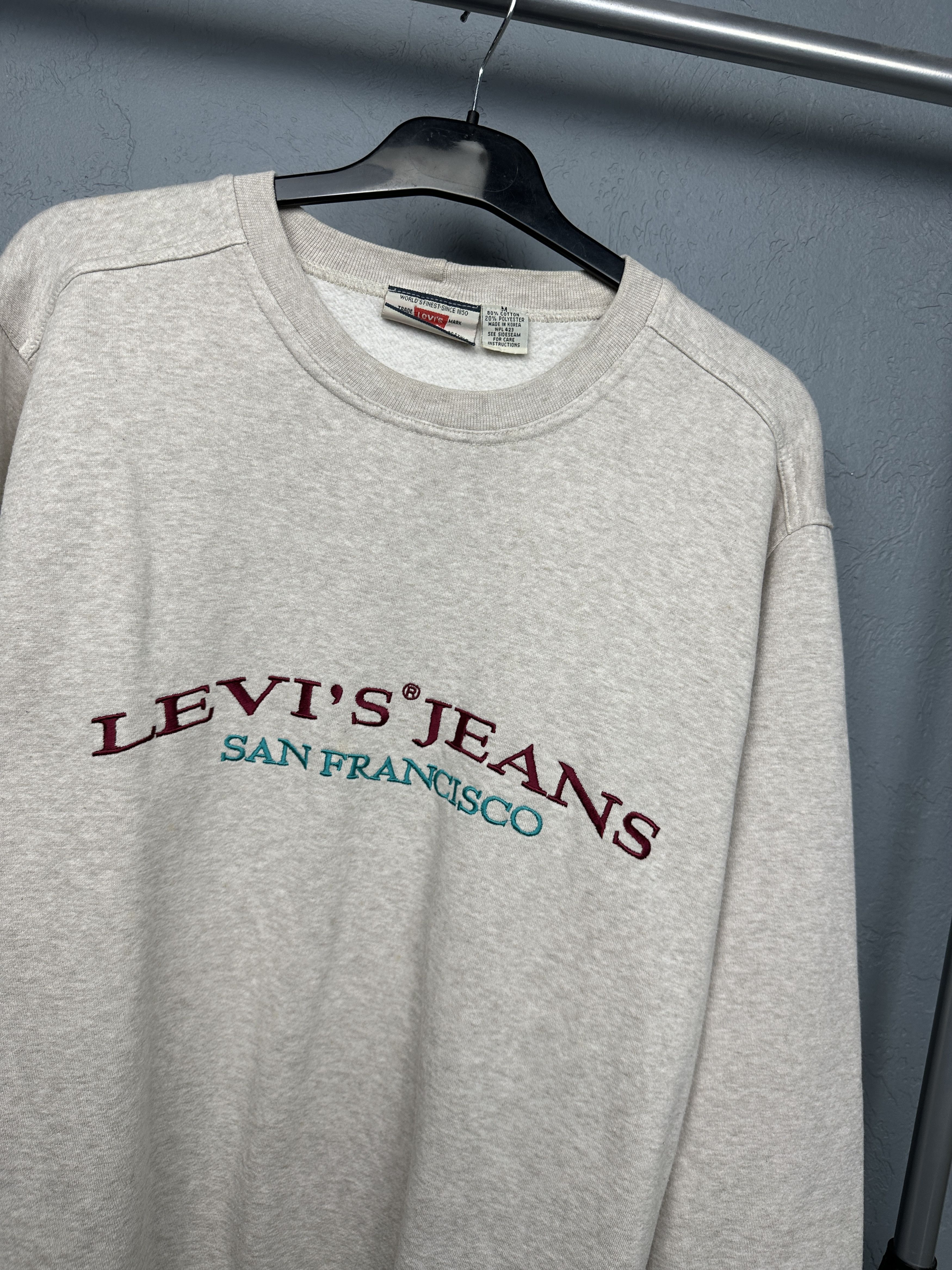 Levi's Levi's 90s Vintage Mens Sweatshirt Size US M / EU 48-50 / 2 - 2 Thumbnail