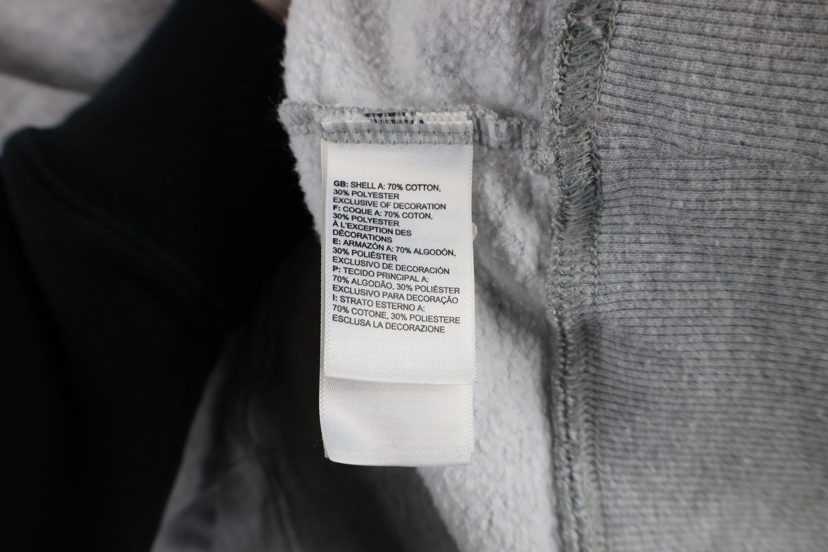 The North Face × Vintage Vintage The North Face Script Hoodie Sweatshirt Gray Size S / US 4 / IT 40 - 7 Thumbnail
