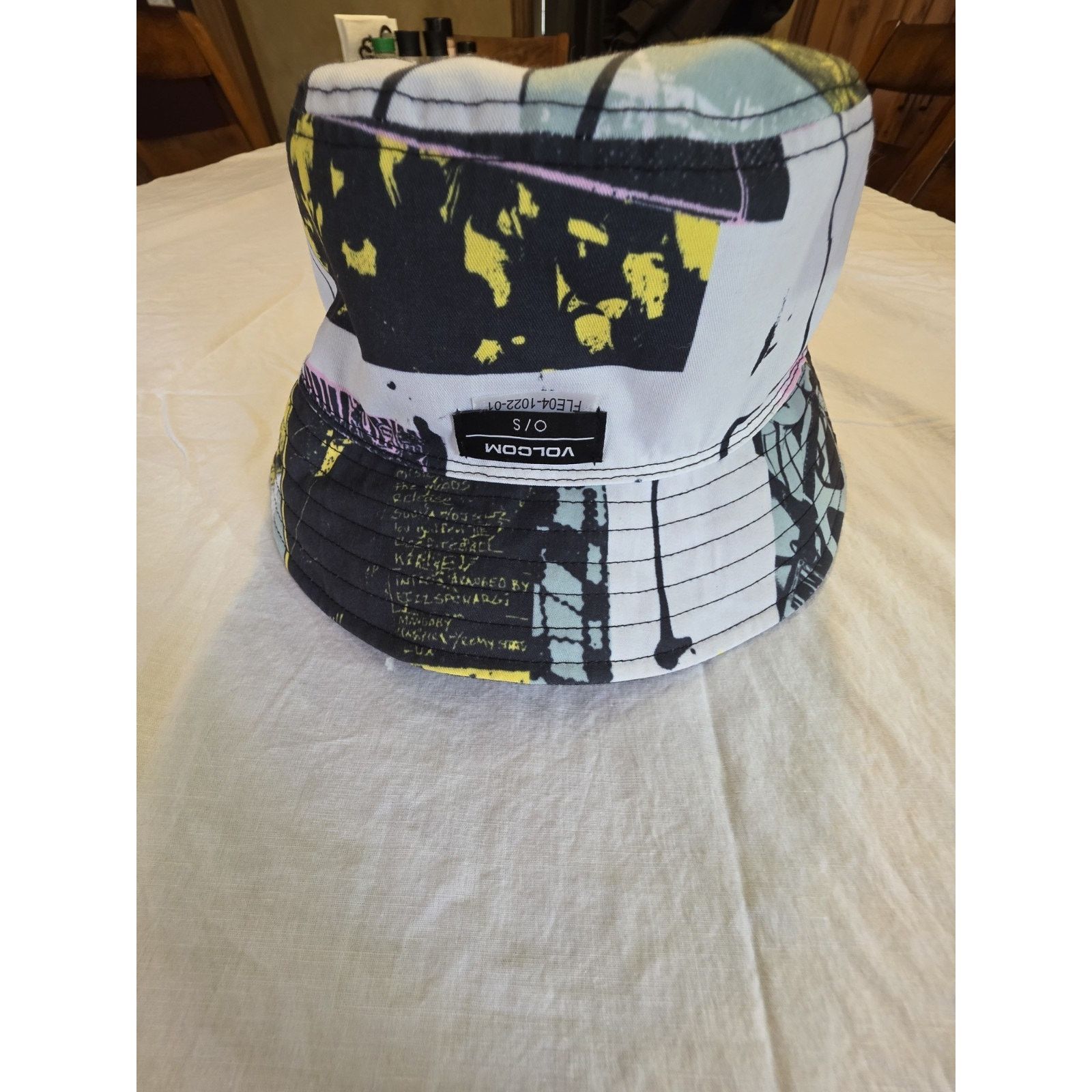 Volcom Volcom Vent Flyer Bucket Hat-Black Reversible Colorful Size ONE SIZE - 5 Thumbnail