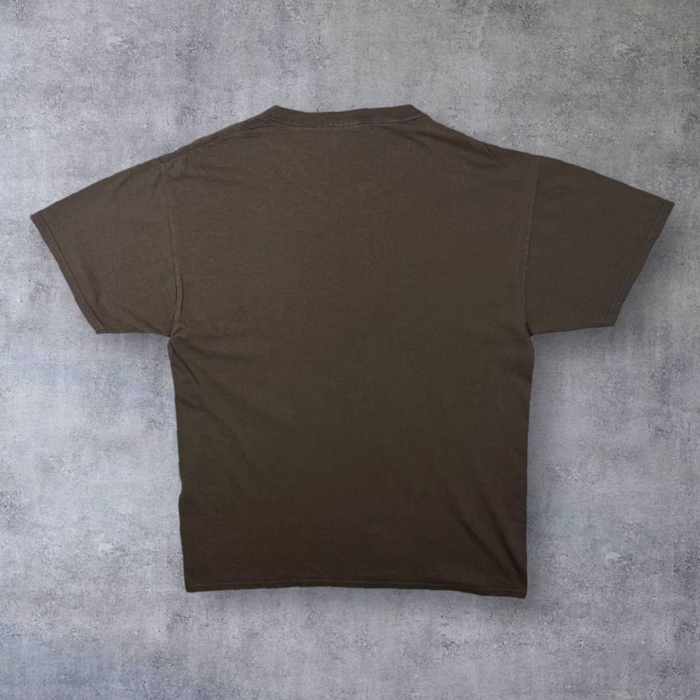 Vintage Happy Halloween Goth Scarecrow Graphic Brown Cotton T-Shirt L Mens Short Sleeve Halloween Graphic 90s Style? Size US L / EU 52-54 / 3 - 2 Thumbnail