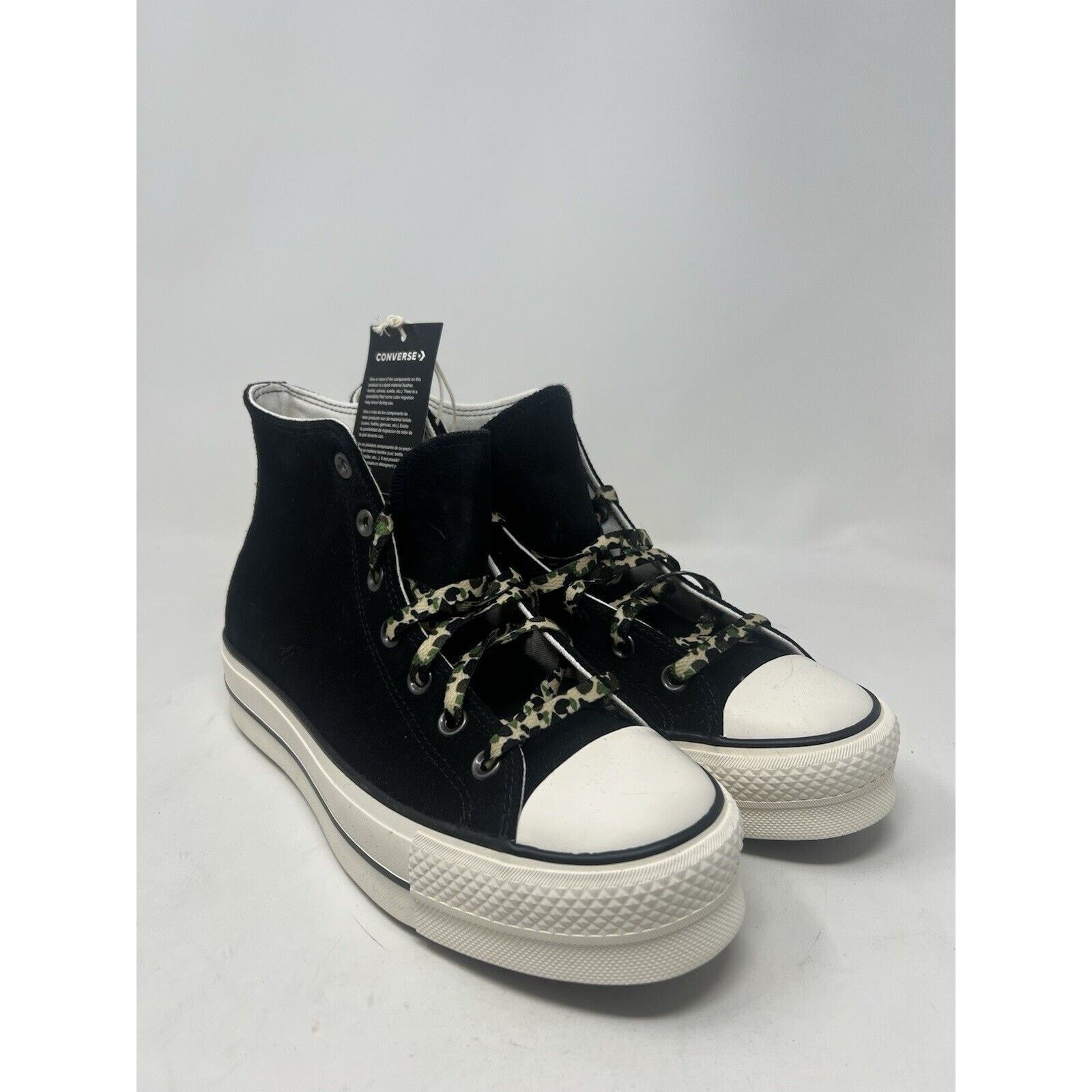 Converse Converse Chuck 70 Suede Black With Camo Laces Size 7.5 M Size US 7.5 / EU 40-41 - 1 Thumbnail