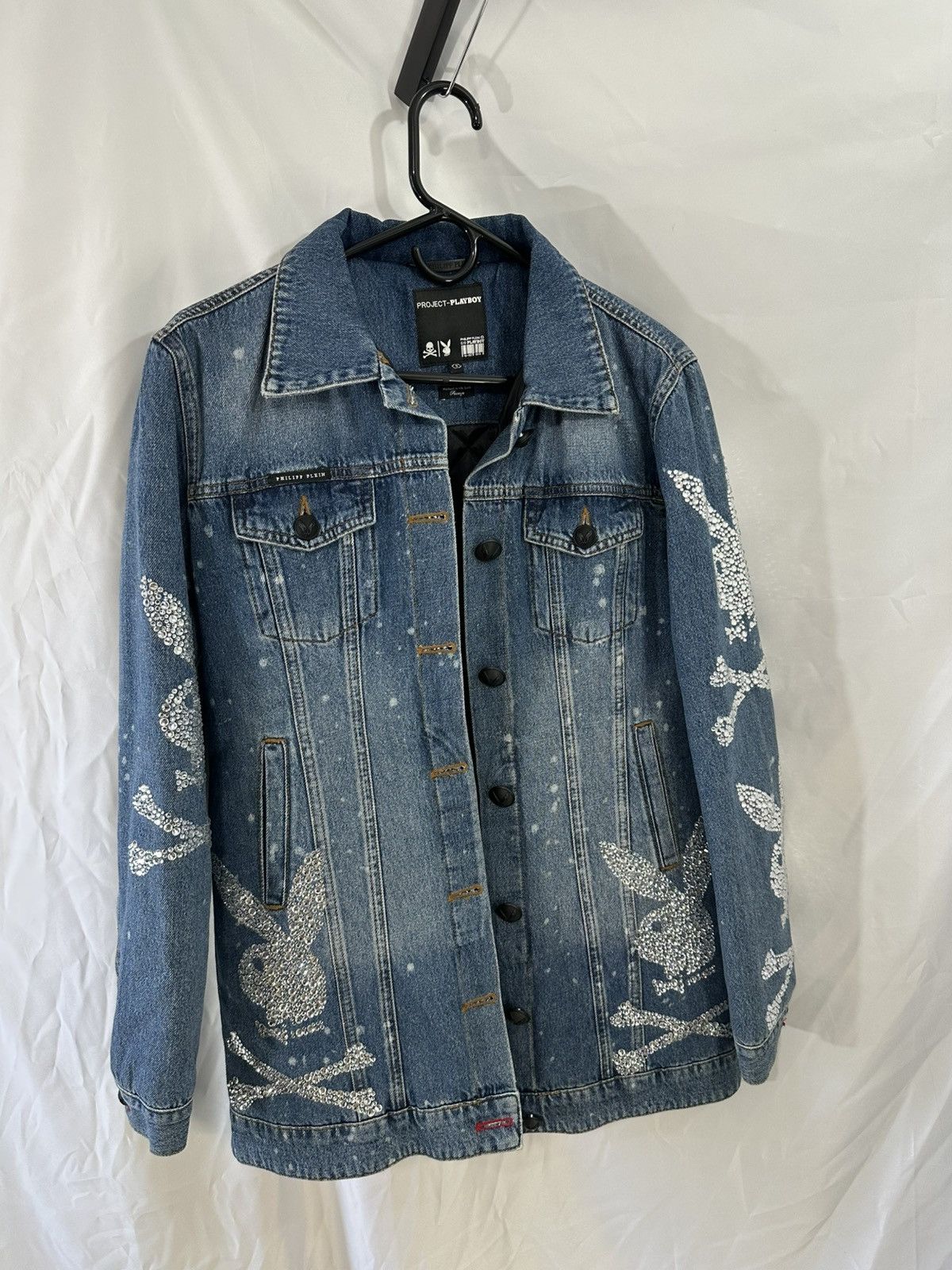 Philipp Plein Philipp Plein x Playboy Denim Jacket Size US S / EU 44-46 / 1 - 4 Thumbnail