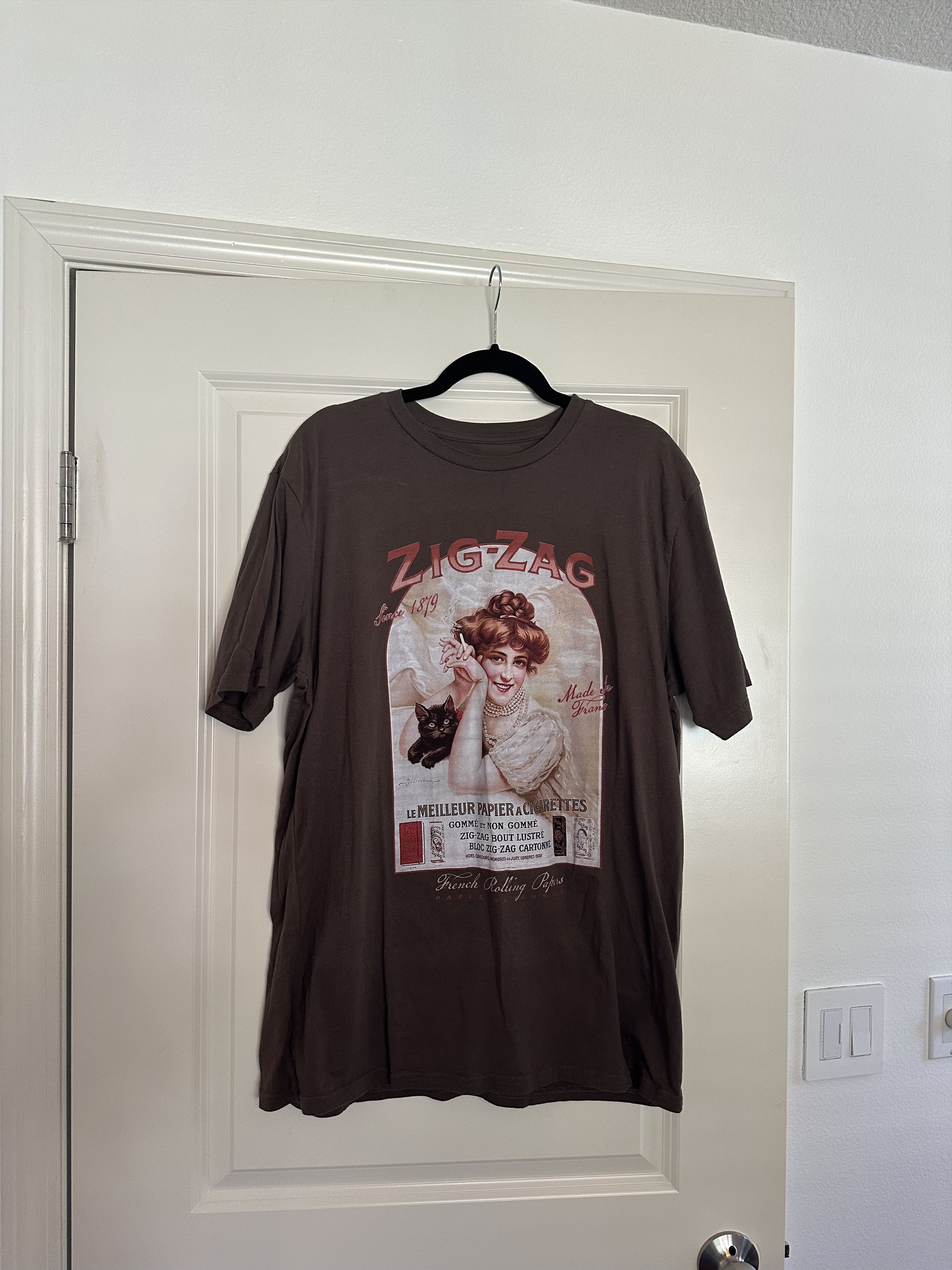 Other ZIG-ZAG MS. FRENCH T-SHIRT - XXL - DARK BROWN Size US XXL / EU 58 / 5 - 1 Thumbnail