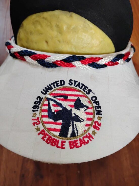 Other Vintage Solar Sassy 1992 US Open Pebble Beach Golf Sun Visor Size ONE SIZE - 2 Thumbnail