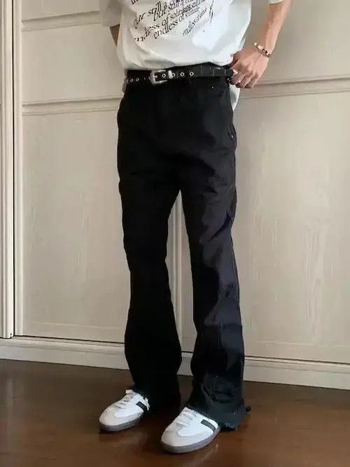Hypebeast × Japanese Brand × Jean Wide Leg Flared Black Jeans Size US 32 / EU 48 - 3 Thumbnail