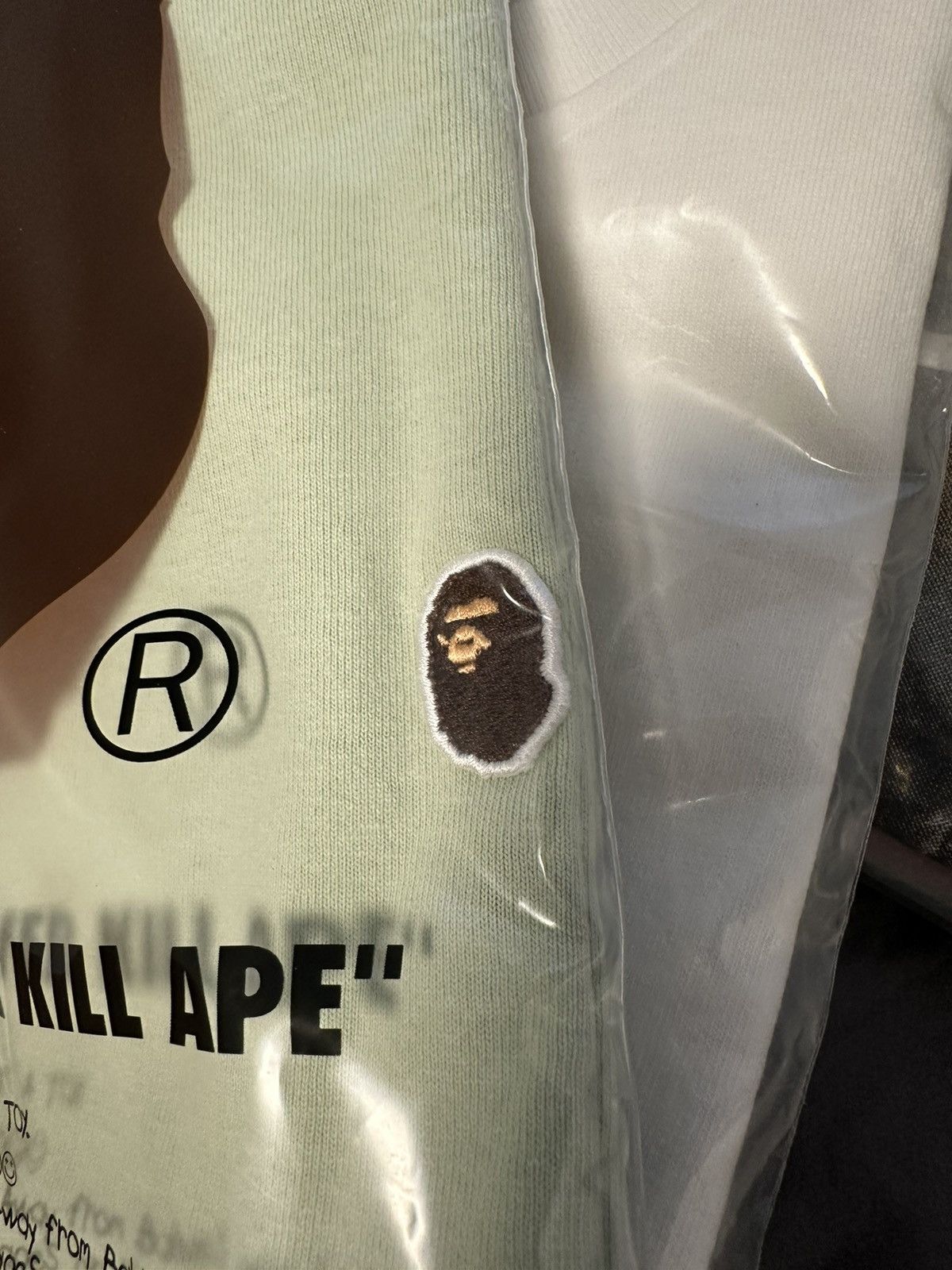 Bape Rare BAPE Green College Tee Size US XXL / EU 58 / 5 - 2 Thumbnail