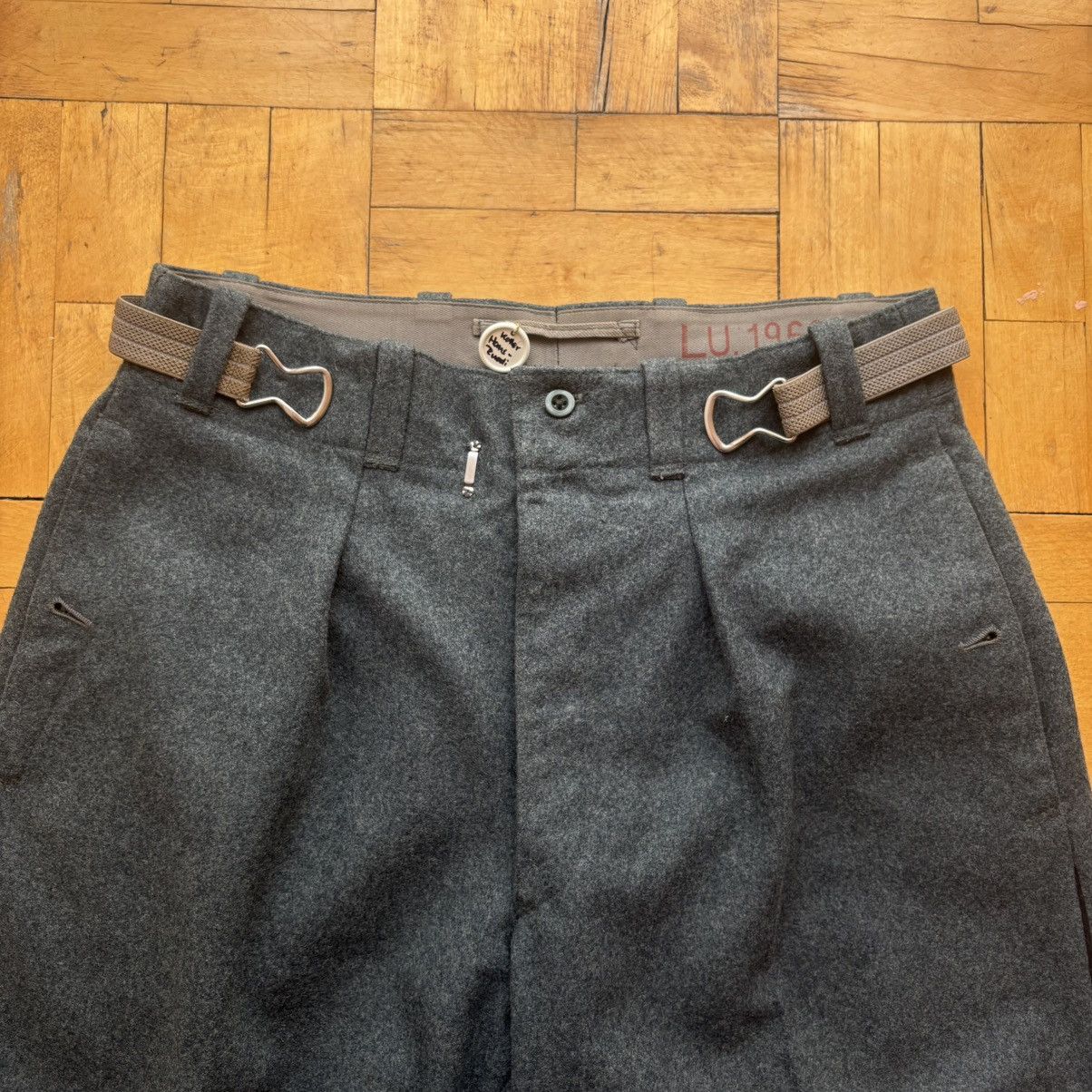 Vintage Vintage 1963 Swiss Army Wool Military Pants Dead Stock Size US 32 / EU 48 - 5 Thumbnail