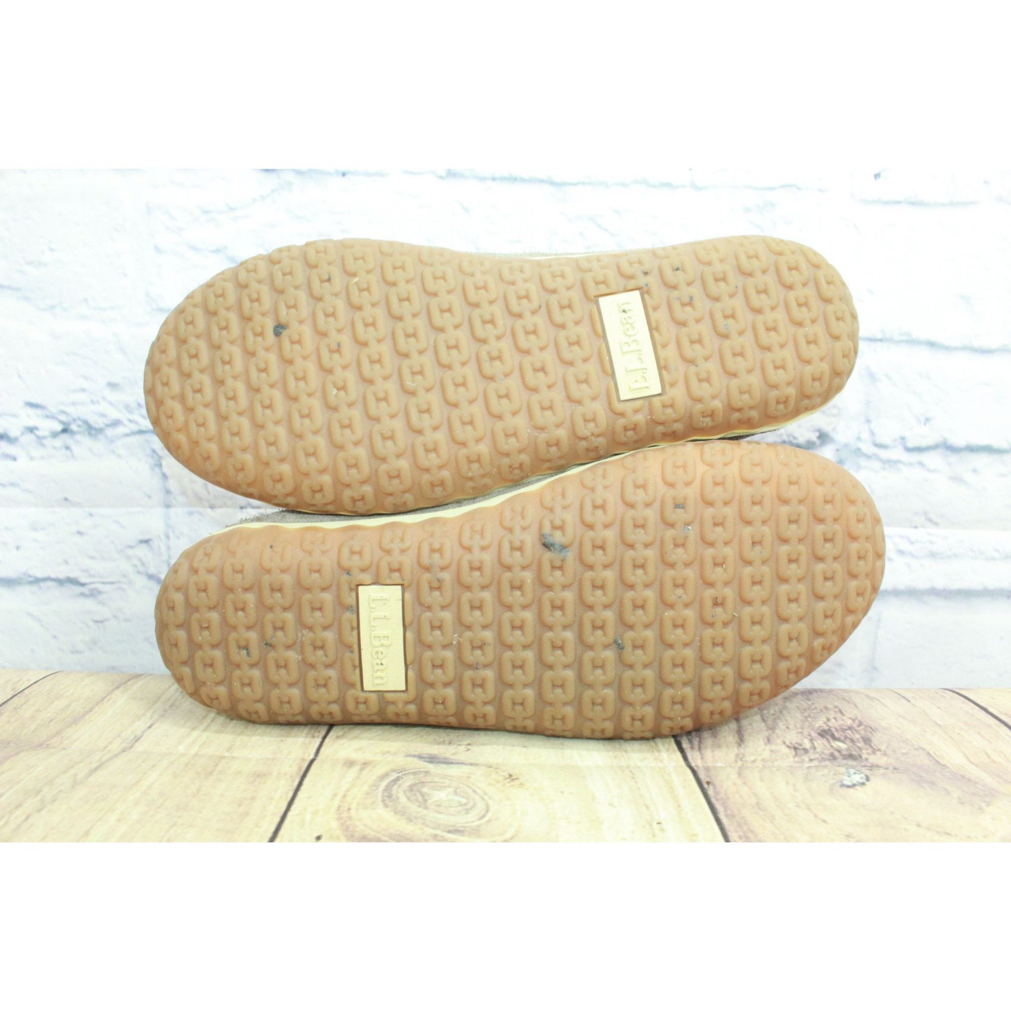 L.L. Bean LL Bean Suede Fleece Lined Mountain Moccasin Slippers 10 M Size US 10 / IT 40 - 9 Thumbnail