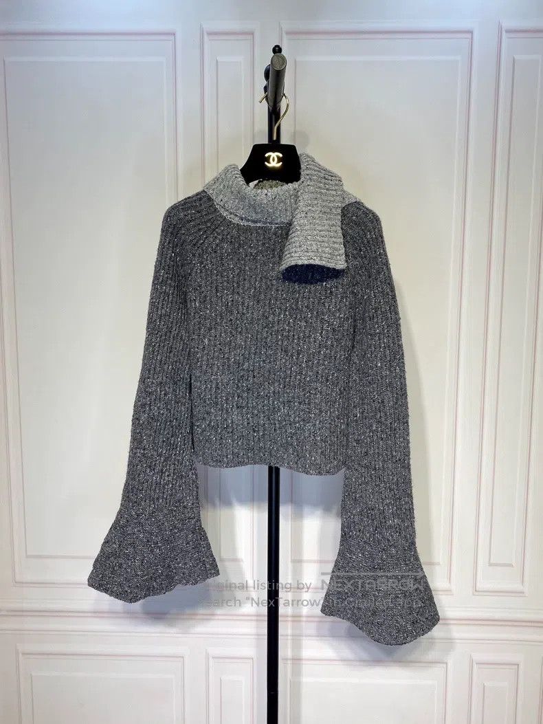 Loewe LOEWE Flared sleeve knit top Size M / US 6-8 / IT 42-44 - 2 Thumbnail
