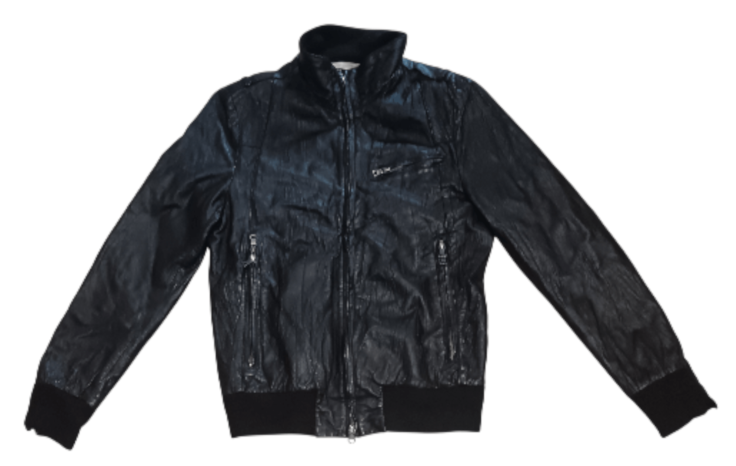 Japanese Brand TASS STANDARD PUNK BIKER SOFT LEATHER JACKET Size US L / EU 52-54 / 3 - 1 Thumbnail