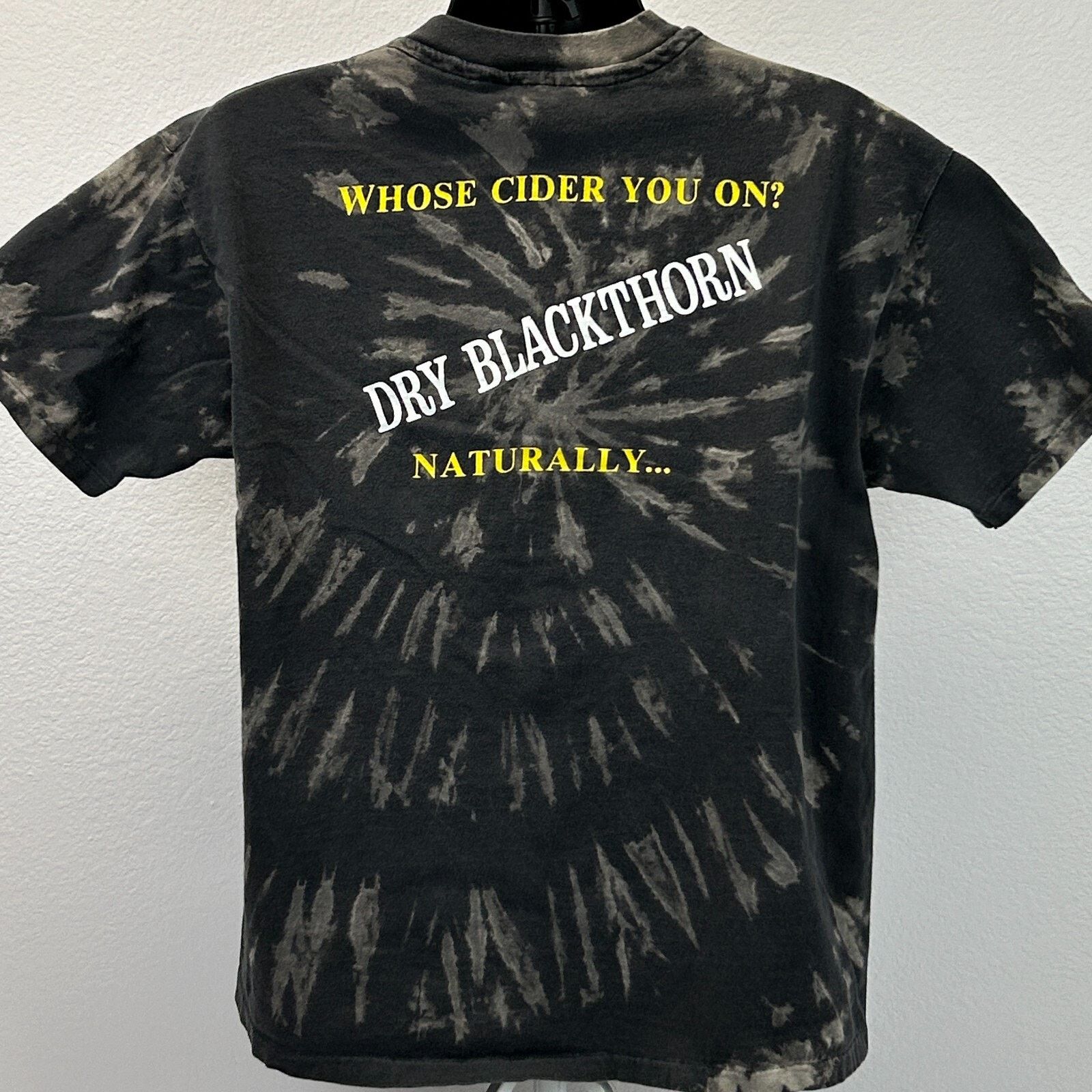 Hanes Vintage 90s Blackthorn Dry Cider T Shirt USA Black XL Size US XL / EU 56 / 4 - 3 Thumbnail