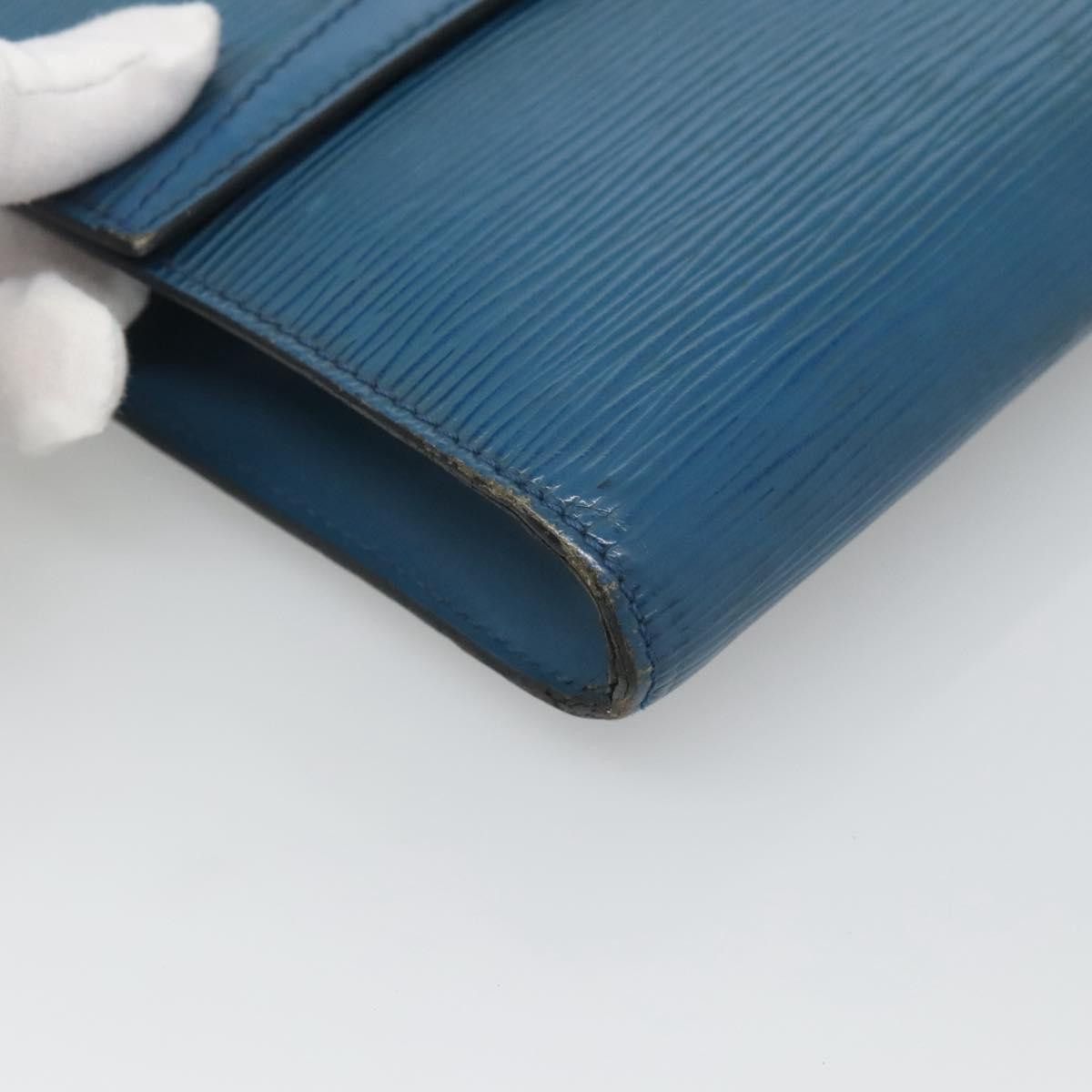 Louis Vuitton LOUIS VUITTON Epi Pochette Arche Shoulder Bag Blue M52575 Size ONE SIZE - 15 Thumbnail