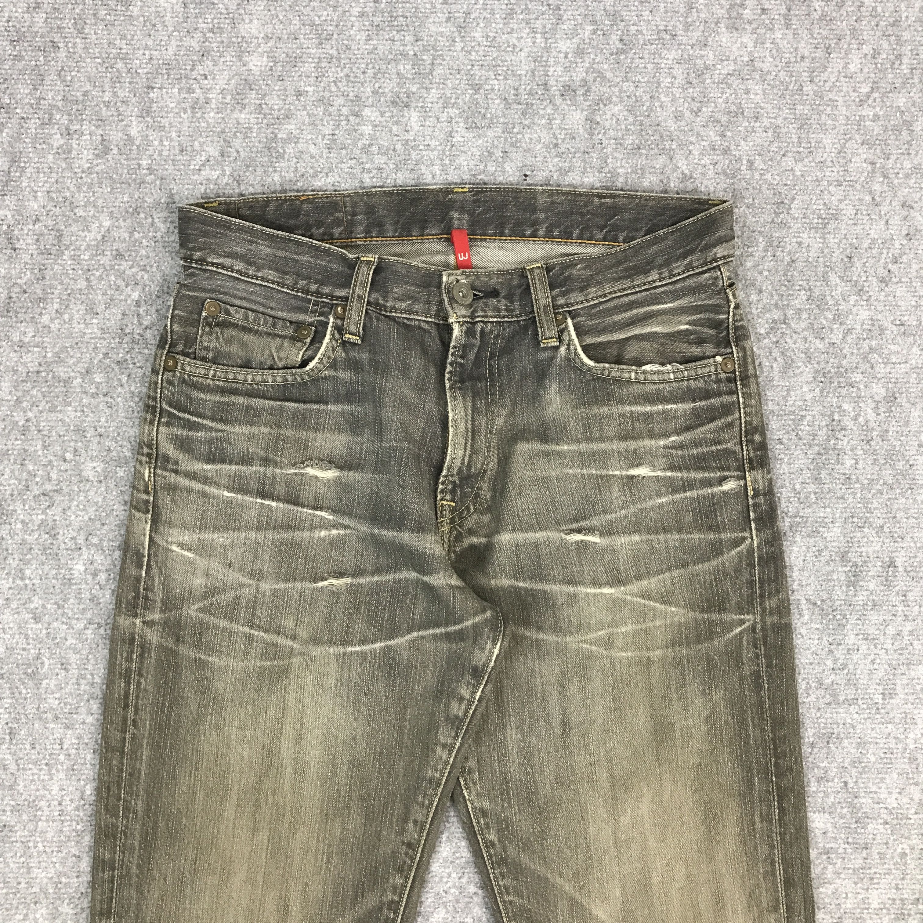 Japanese Brand RUSTY JAPAN UNIQLO DISTRESED DENIM PANTS Size US 29 - 3 Thumbnail