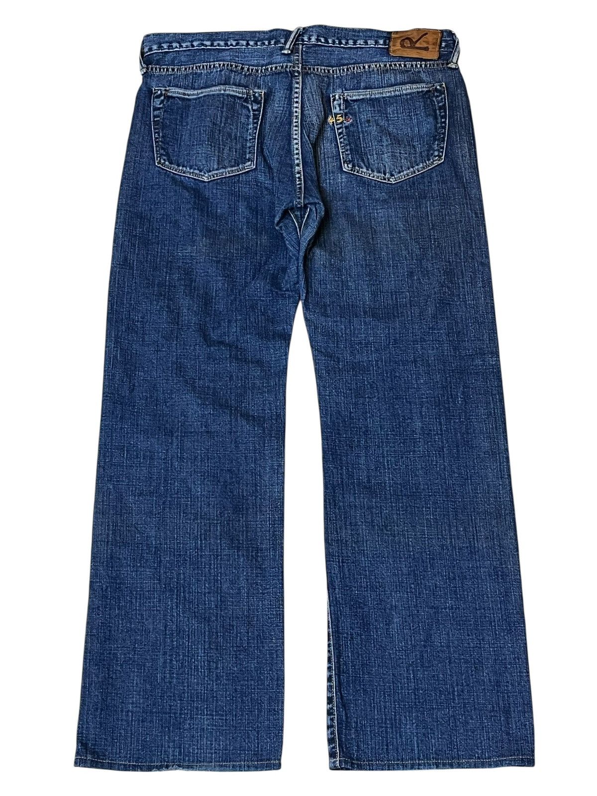 45rpm r.i.p🔥Vintage 45RPM STUDIO ripped made in japan jeans Size US 34 / EU 50 - 3 Thumbnail